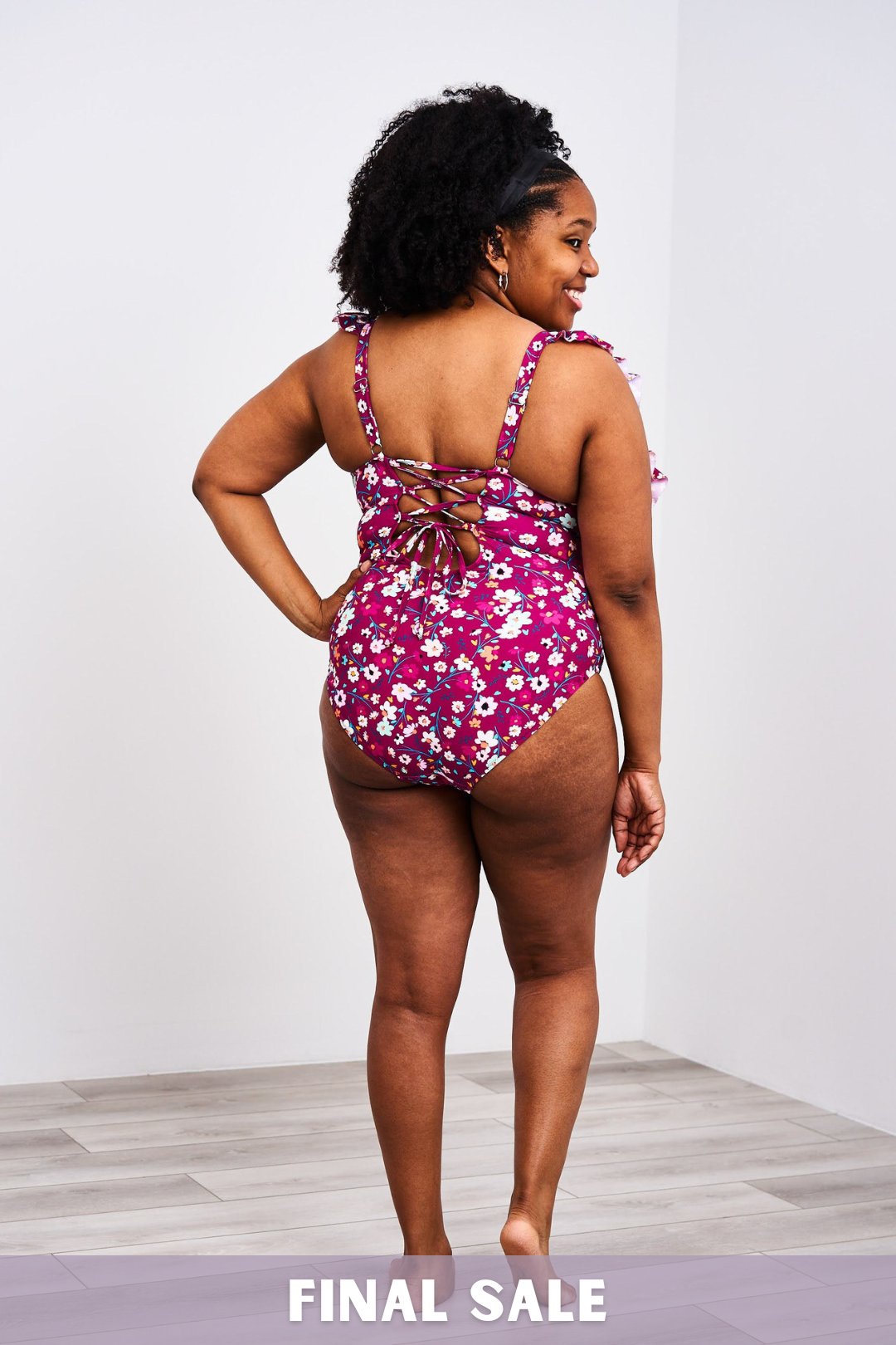 Latched Mama Lace Up Nursing Swim One Piece - Final Sale