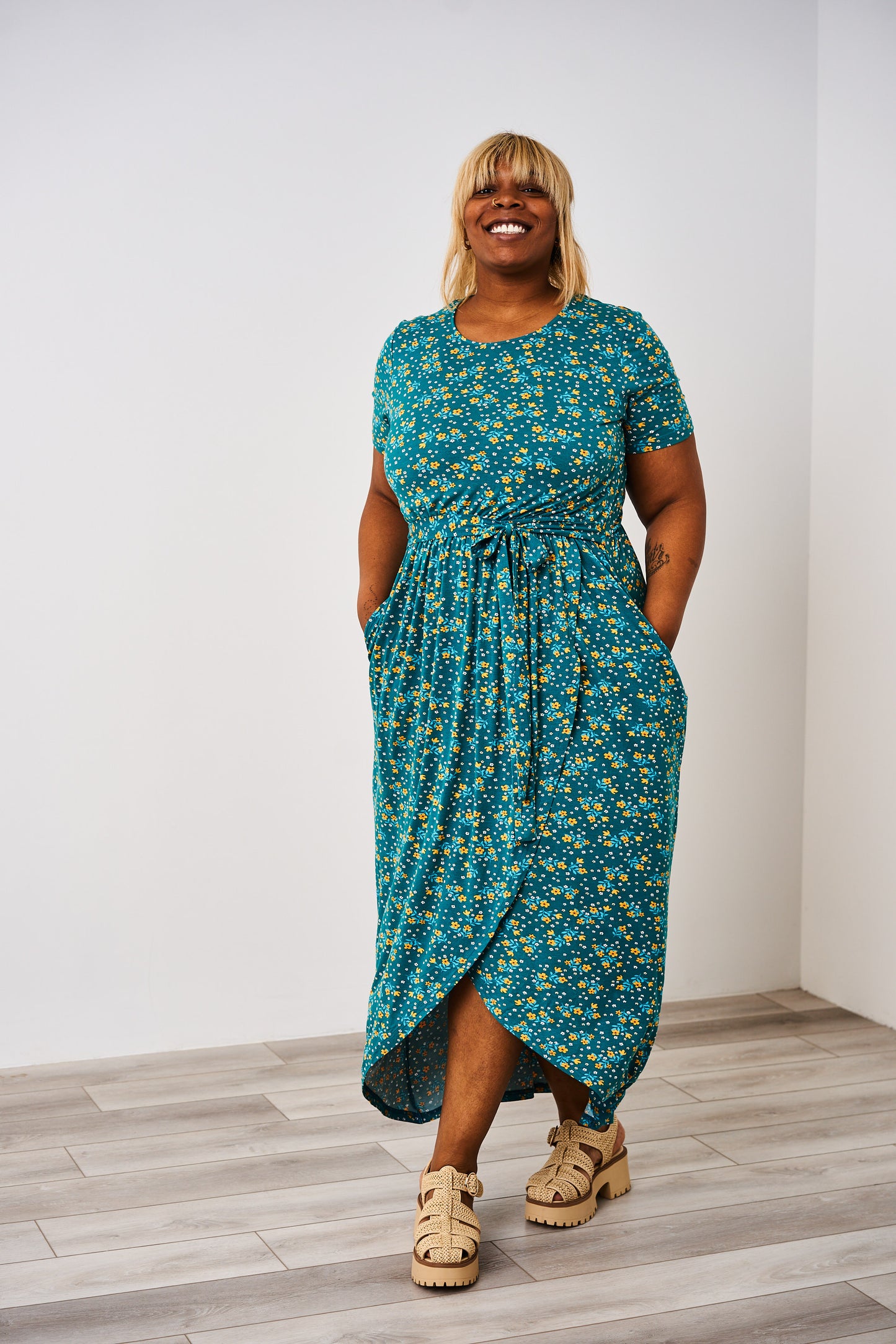 Latched Mama Petal Maxi Nursing Dress