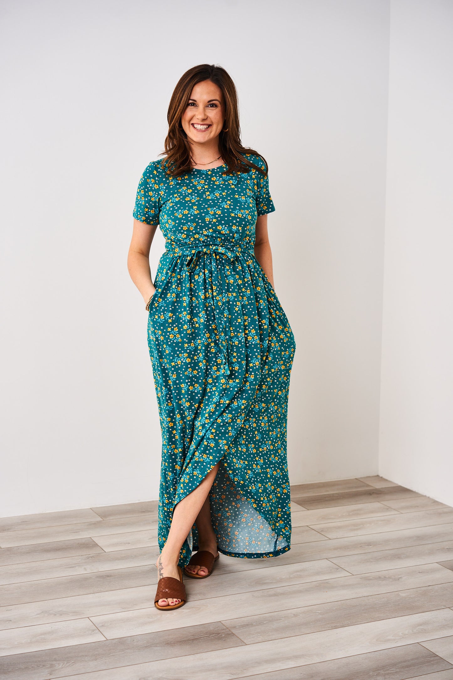 Latched Mama Petal Maxi Nursing Dress