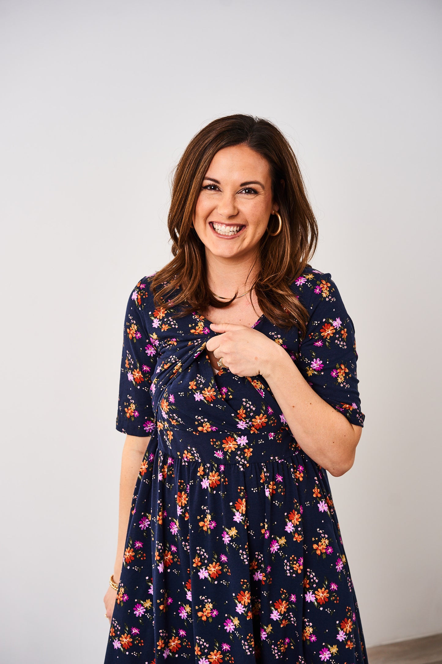 Latched Mama Classic Cotton Nursing Dress