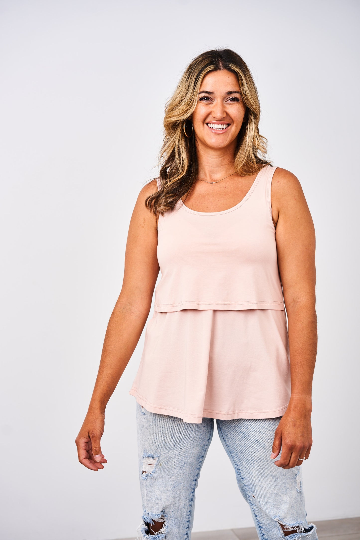 Latched Mama Cotton Swing Nursing Tank - Final Sale