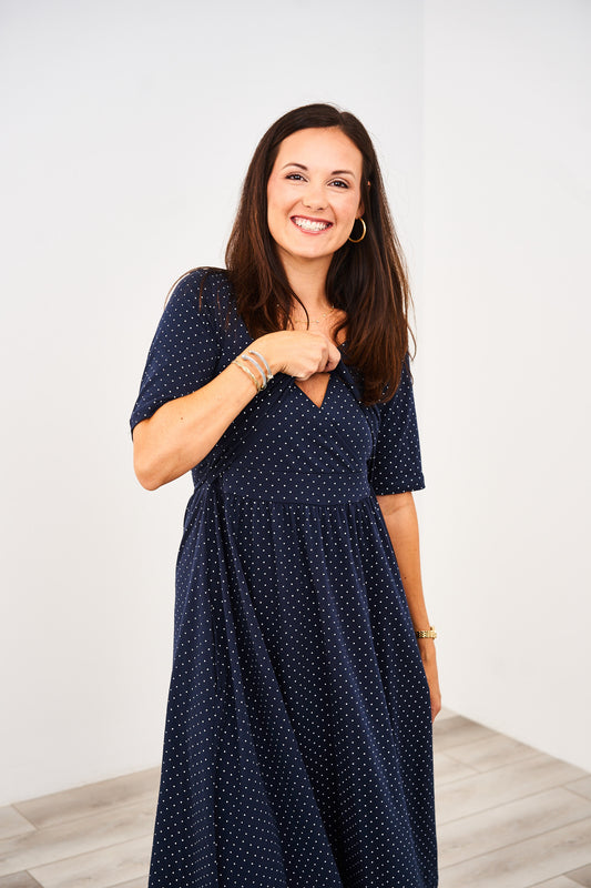 Latched Mama Classic Cotton Nursing Dress