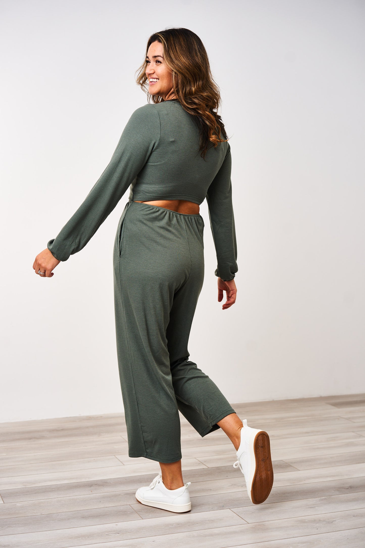 Latched Mama Long Sleeve Ribbed Nursing Jumper - Final Sale