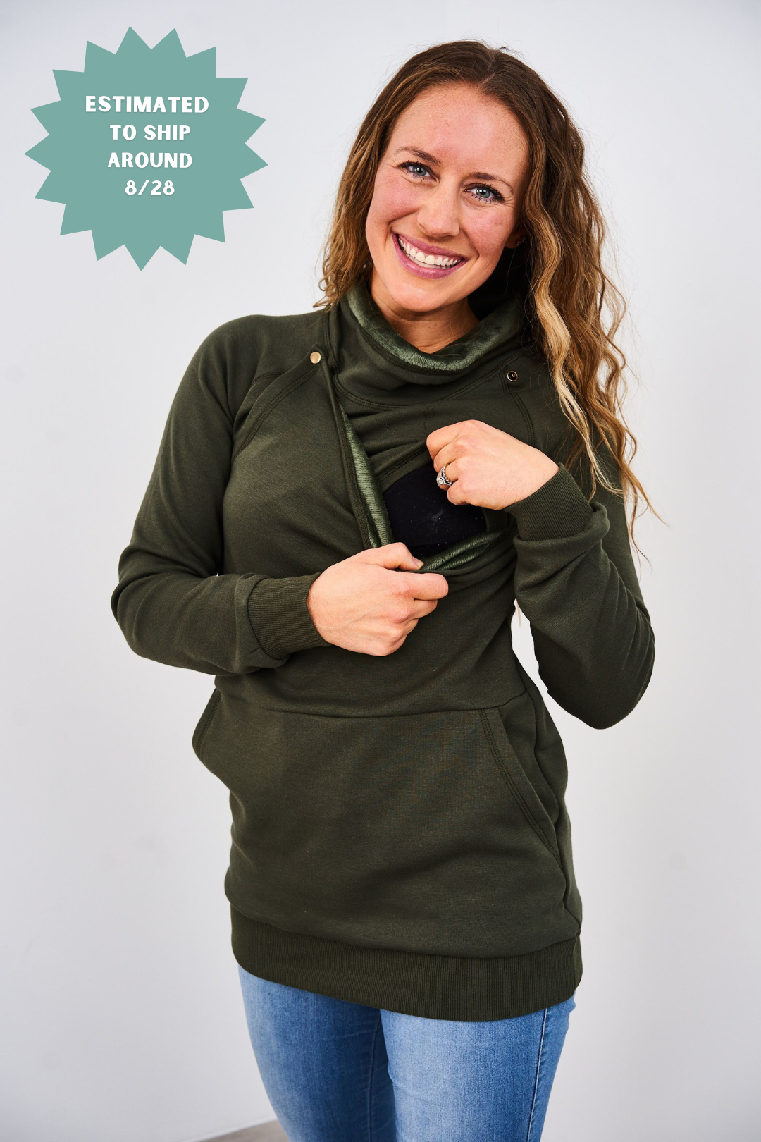 Latched Mama Harbor Snap Nursing Pullover