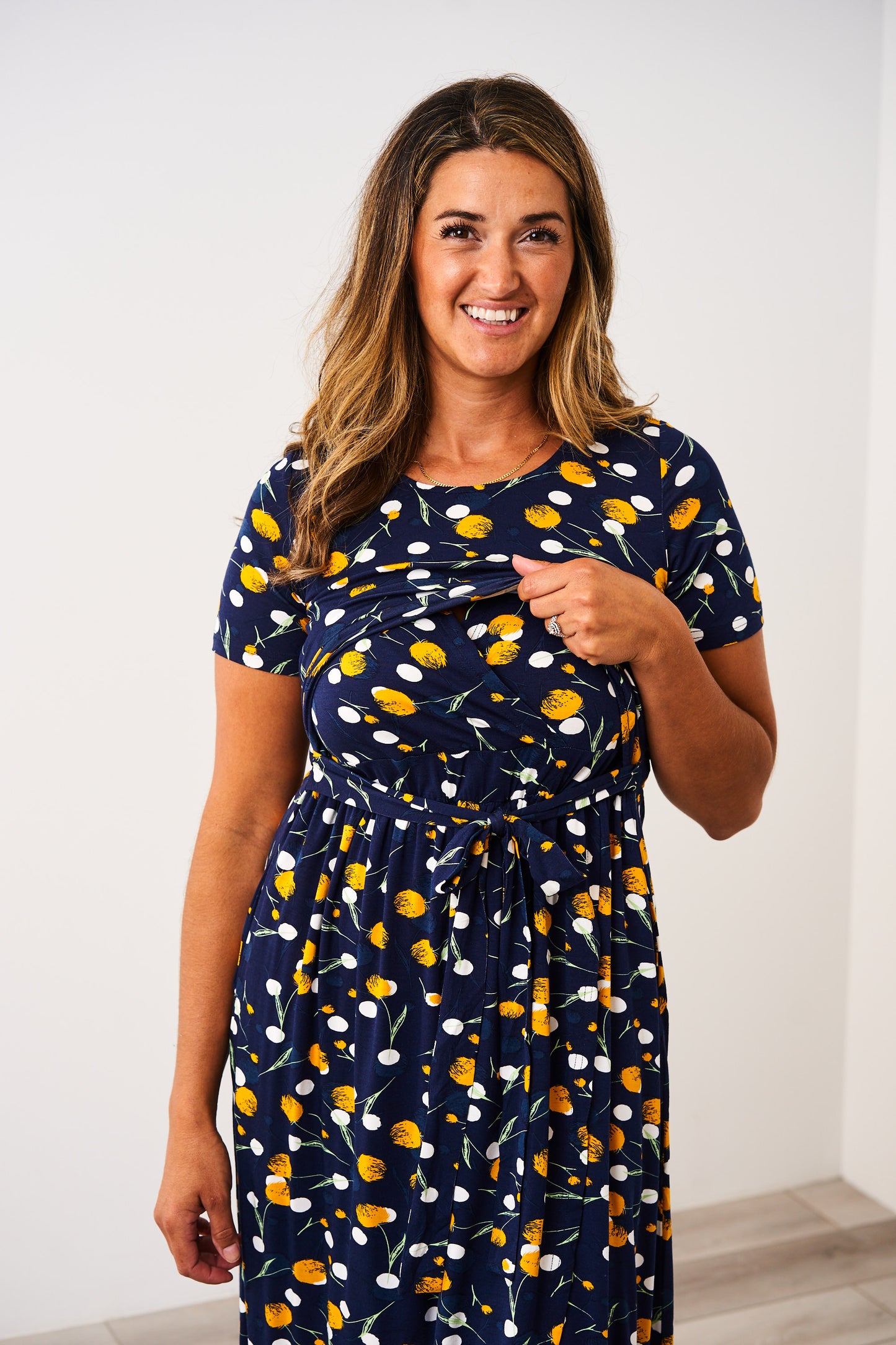 Latched Mama Petal Maxi Nursing Dress