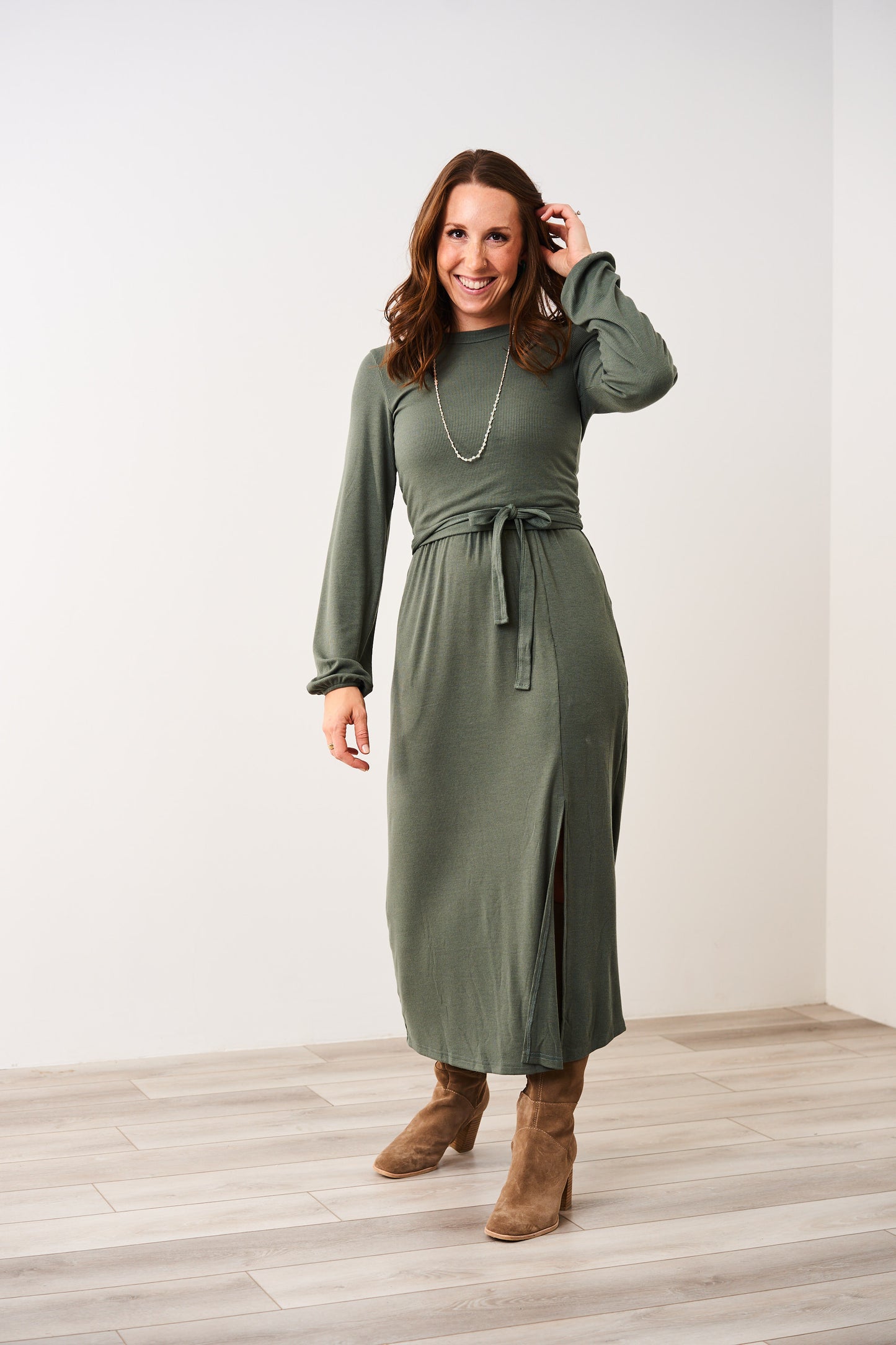 Latched Mama Ribbed Long Sleeve Nursing Wrap Top
