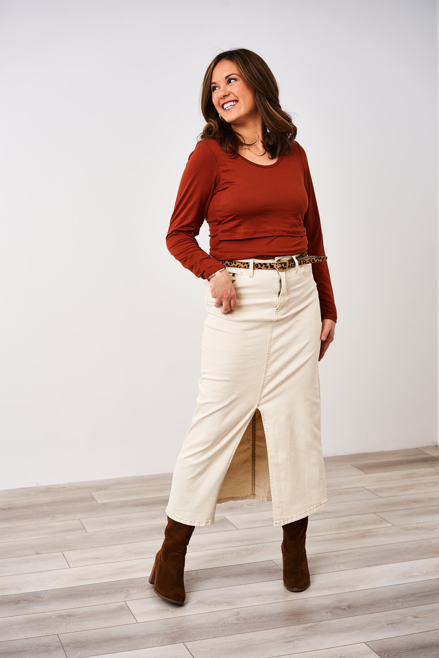 Latched Mama Long Sleeve Basics Nursing Top - Final Sale