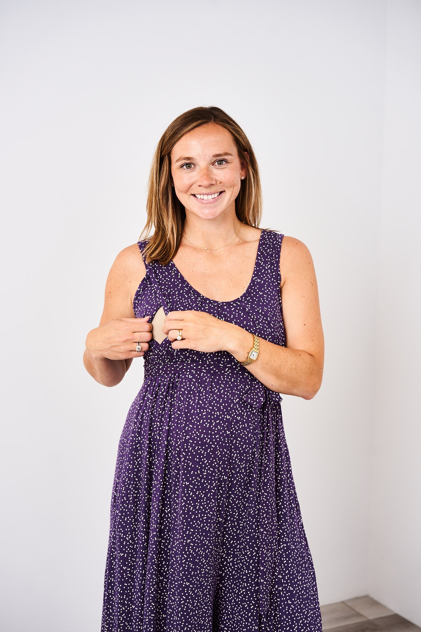 The Momper® Sleeveless Maxi Nursing Momper
