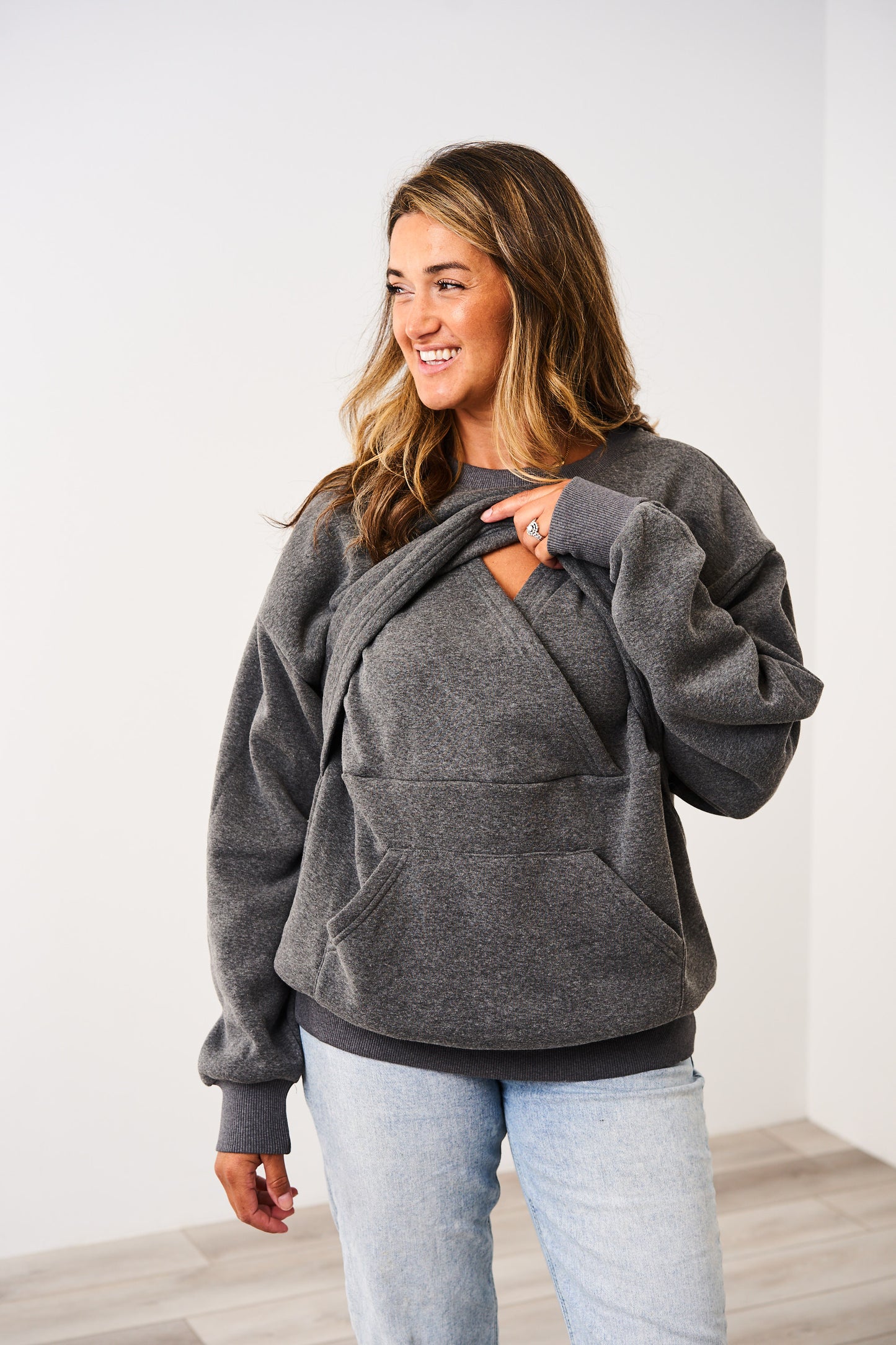 Latched Mama Snuggle-Up Nursing Sweatshirt