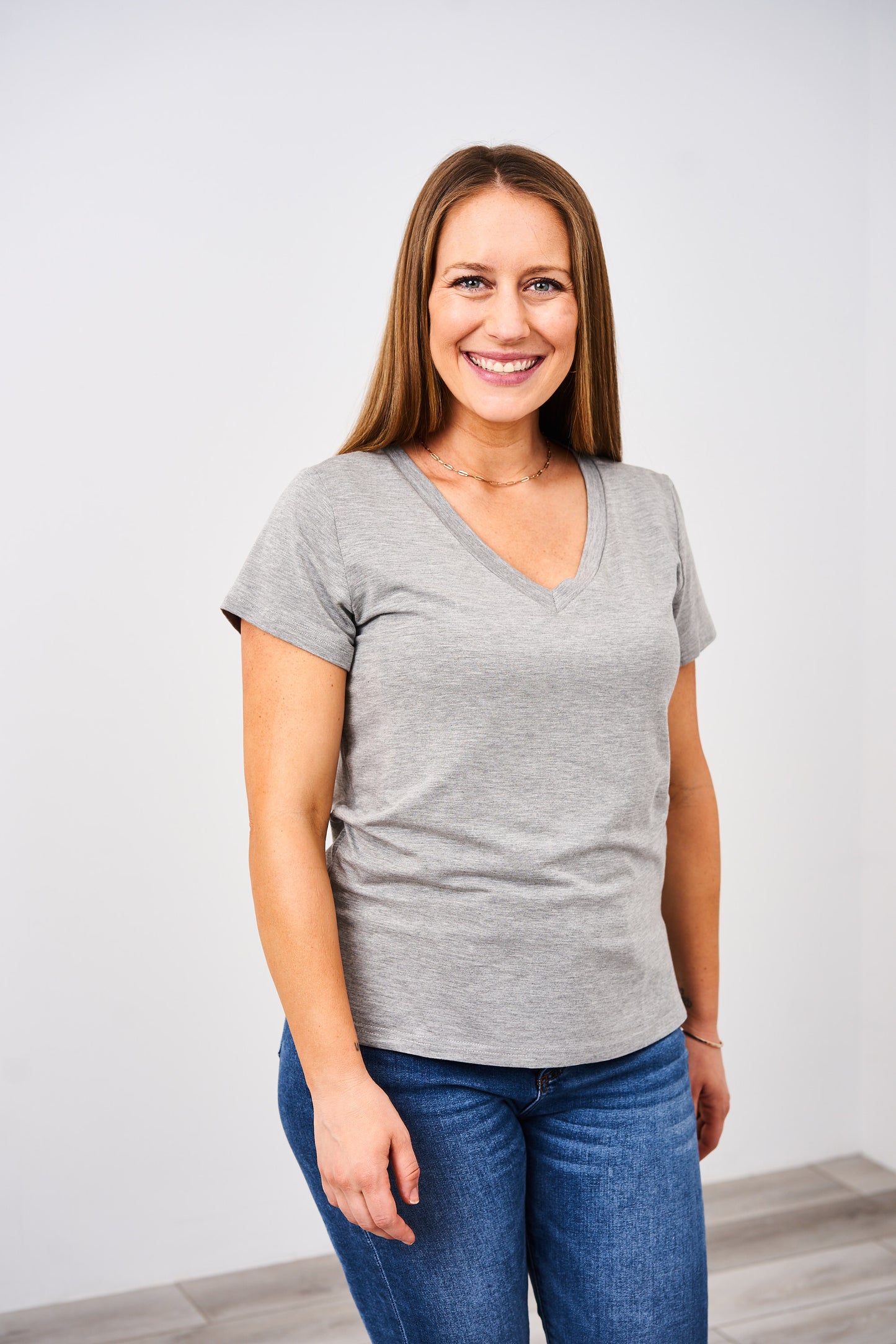 Latched Mama Go-To V-Neck Nursing Tee- Final Sale