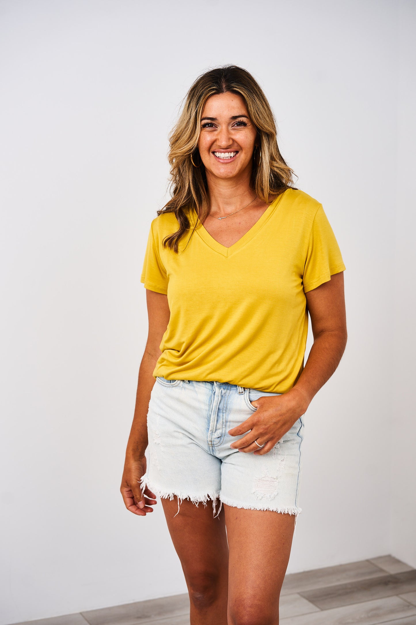 Latched Mama Go-To V-Neck Nursing Tee- Final Sale