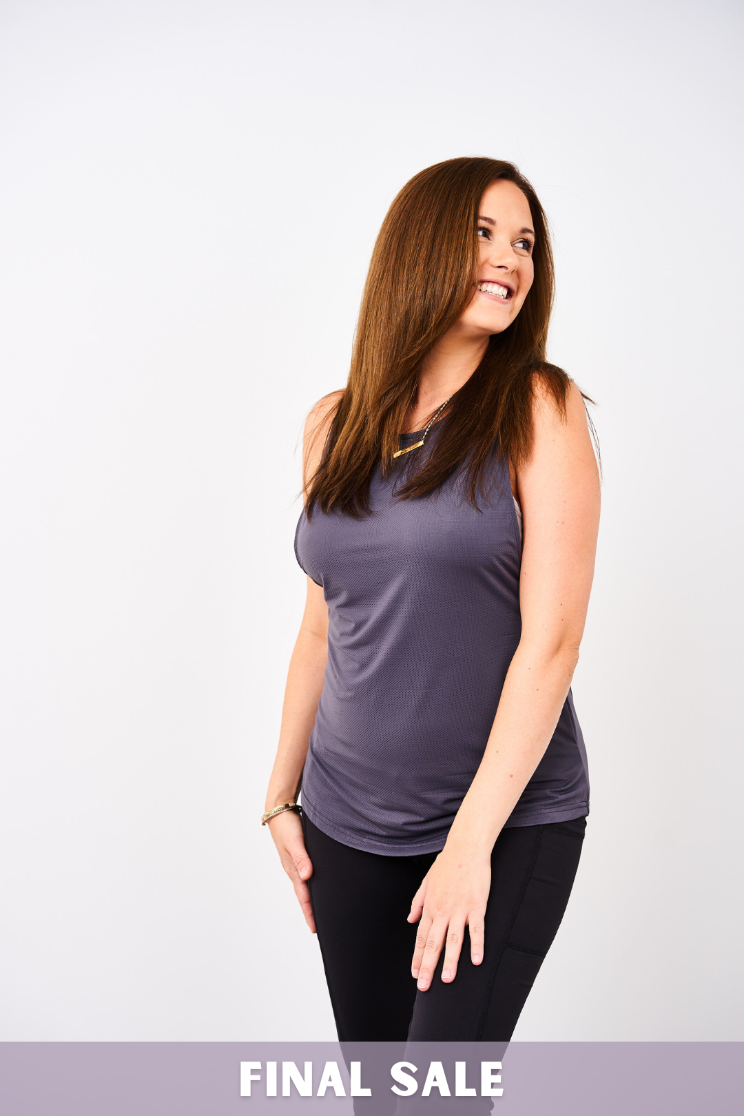 Latched Mama Side Access Mesh Nursing Tank - Final Sale