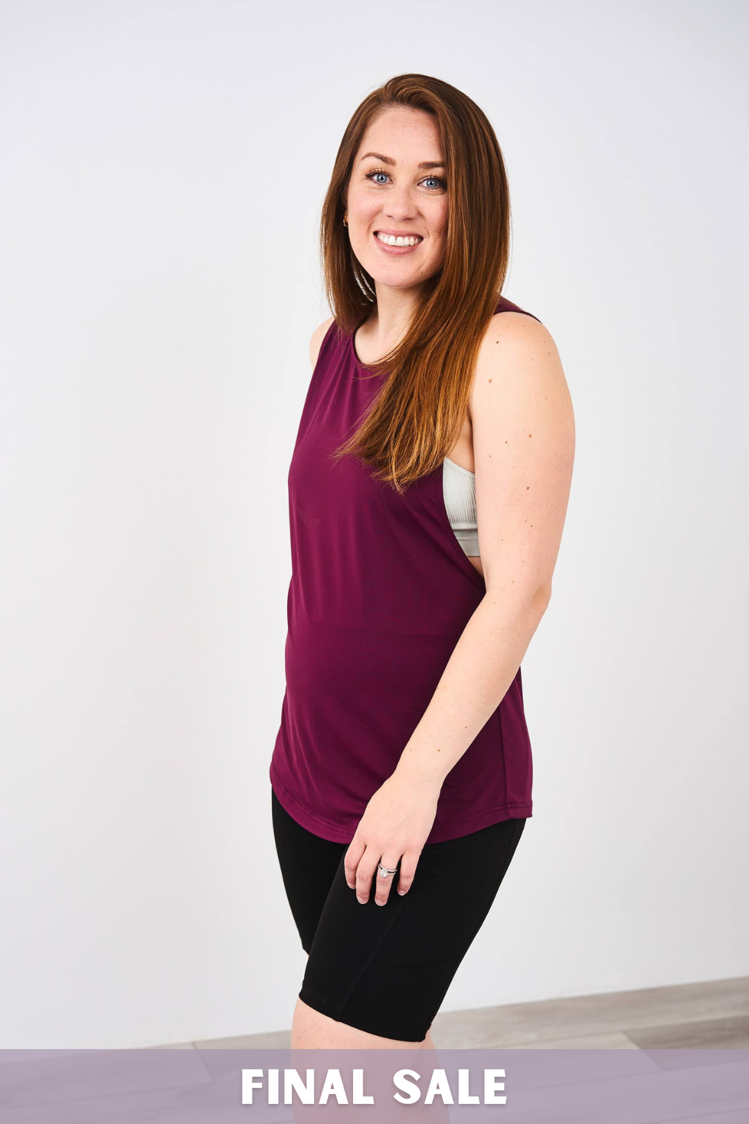 Latched Mama Side Access Mesh Nursing Tank - Final Sale