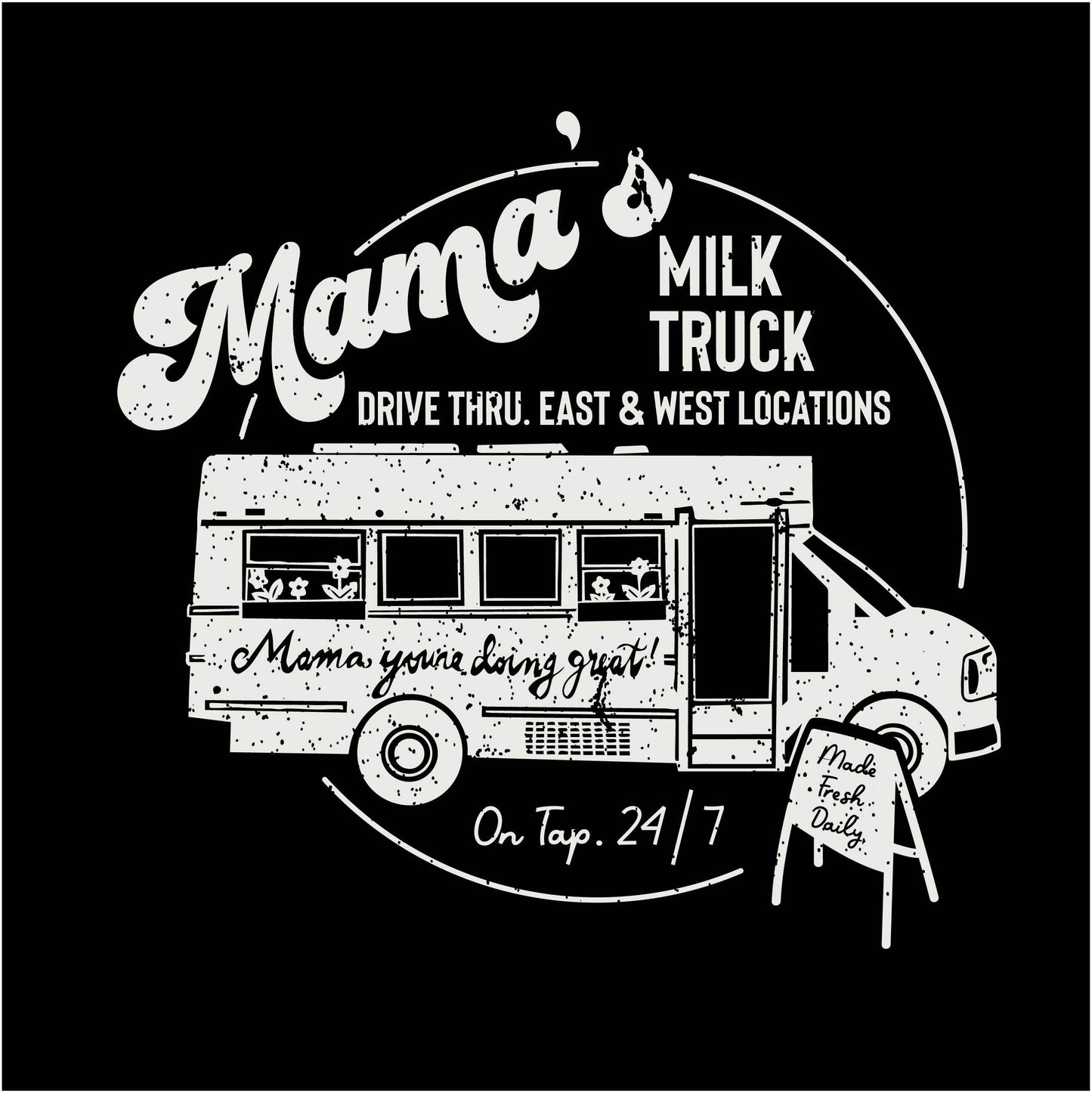Latched Mama Milk Truck Nursing Pullover