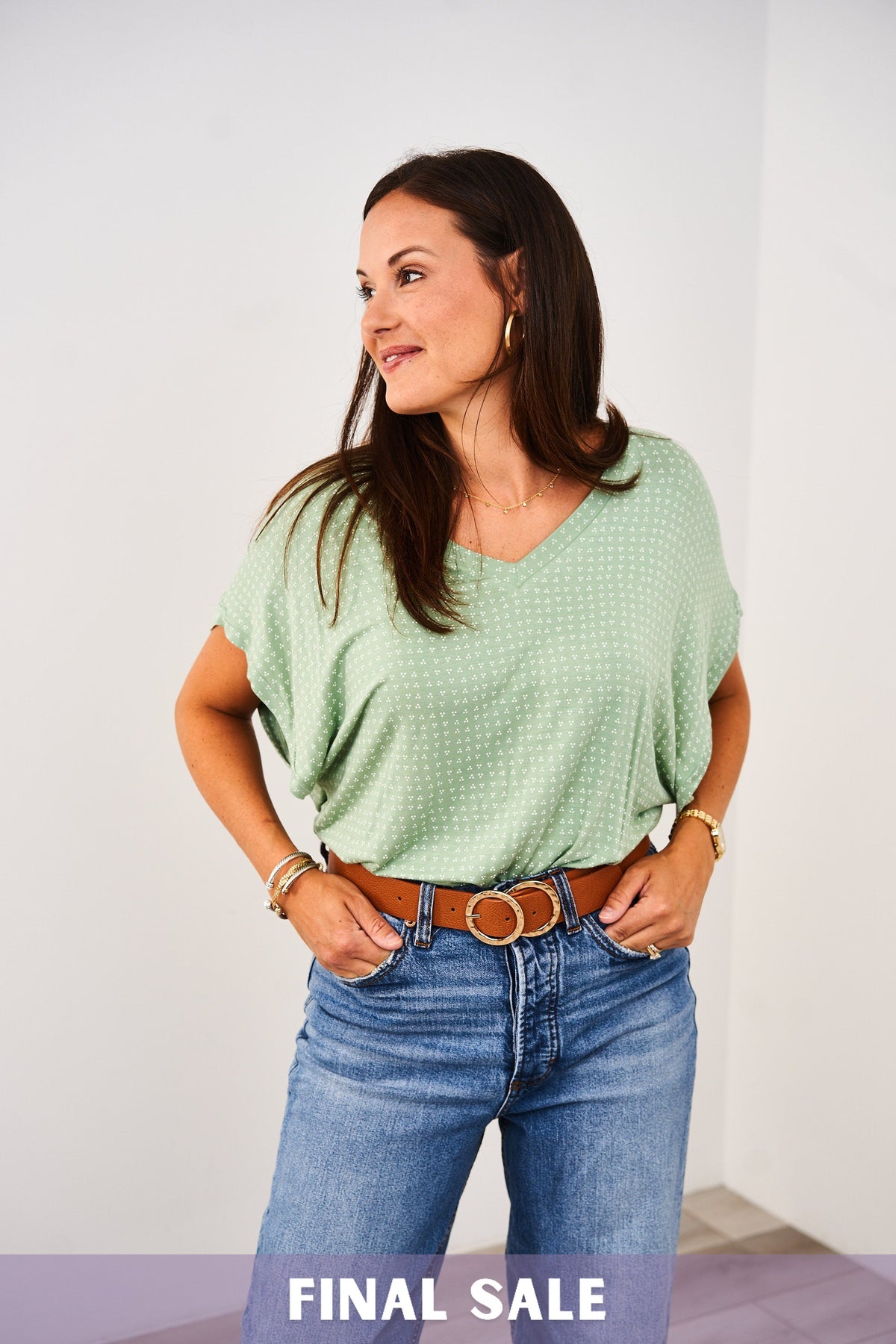 Latched Mama V-Neck Daily Nursing Tee