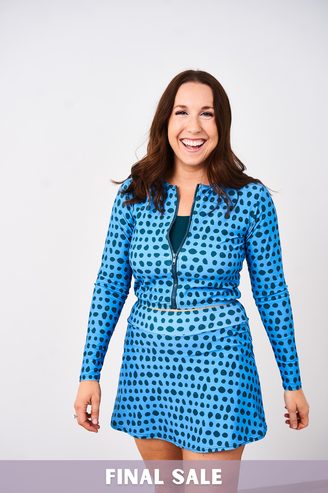 Latched Mama Long Sleeve Swim Zip Nursing Cover Up Final Sale