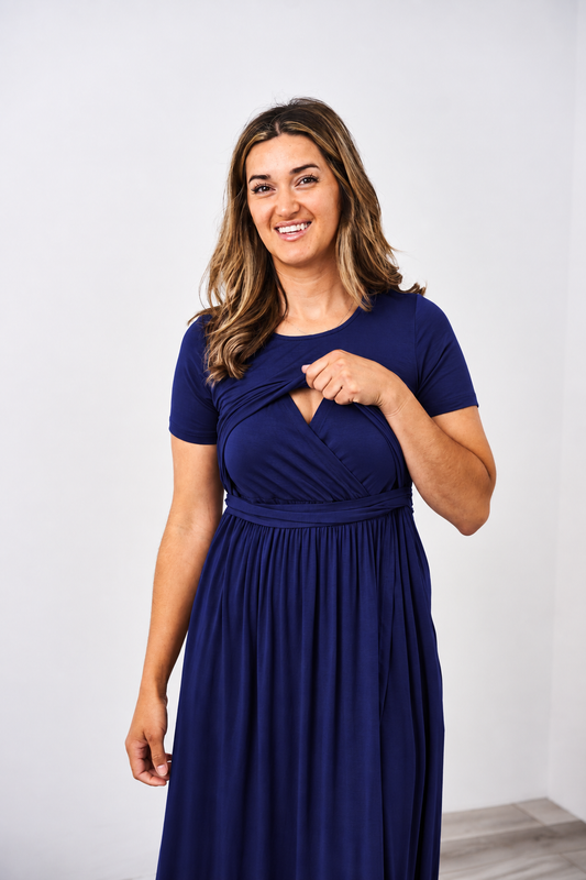 Latched Mama Petal Maxi Nursing Dress