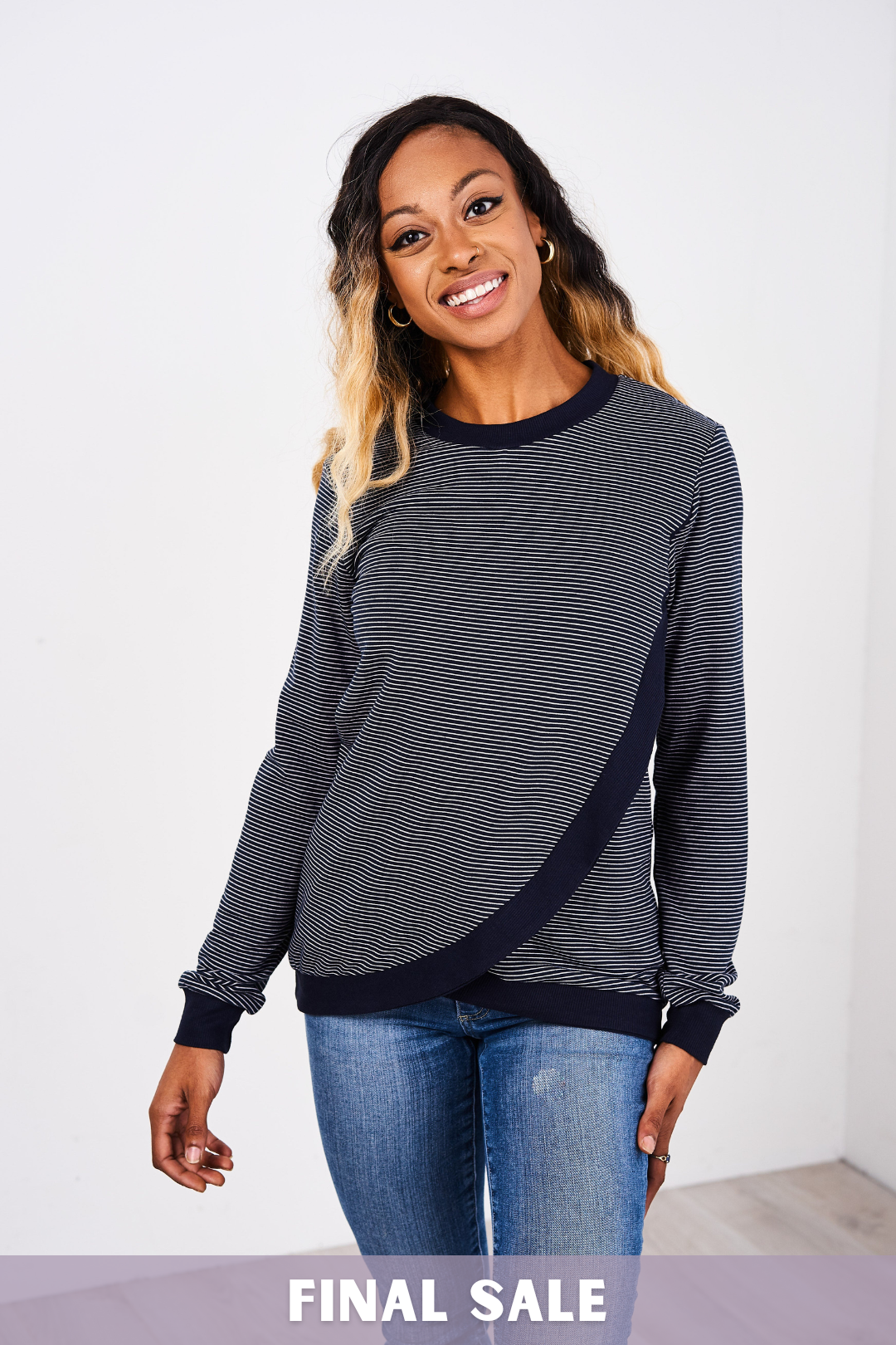 Latched Mama Lightweight Petal Nursing Crewneck - Final Sale