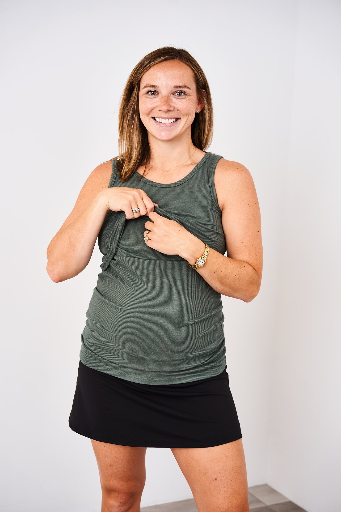 Latched Mama Ribbed Nursing Tank