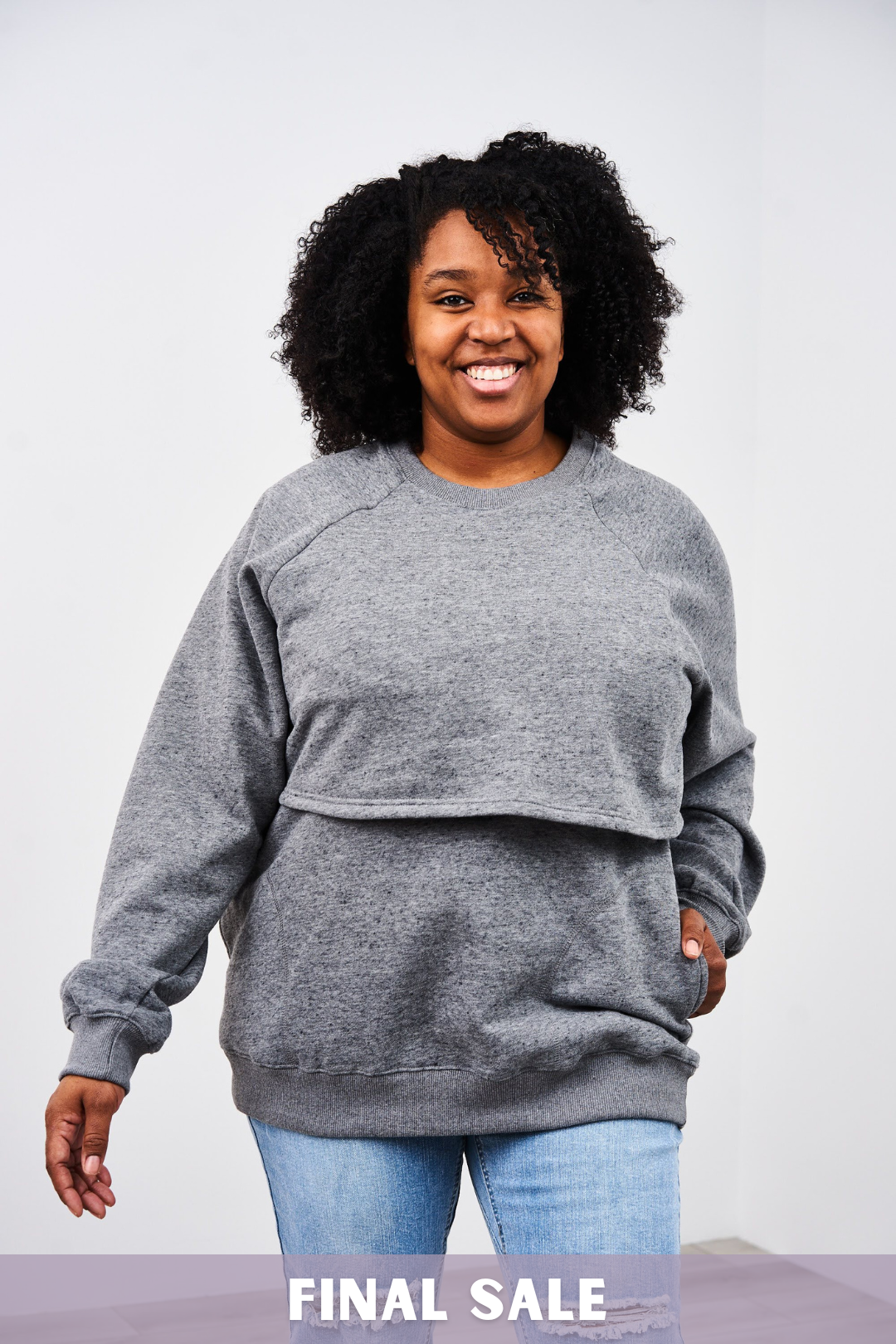 Plus size shop nursing sweatshirt