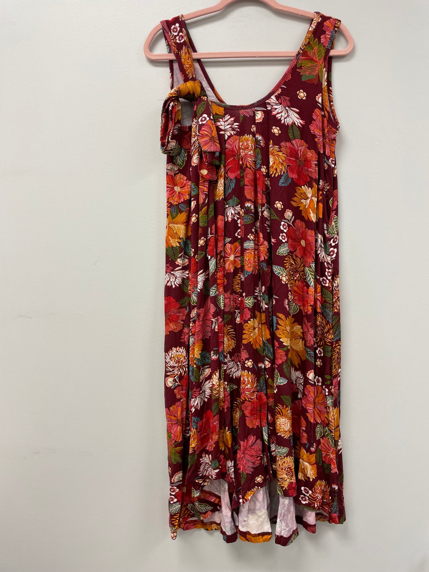 Outlet 5787 - Latched Mama Printed Nursing Romper - Retro Wine - Standard