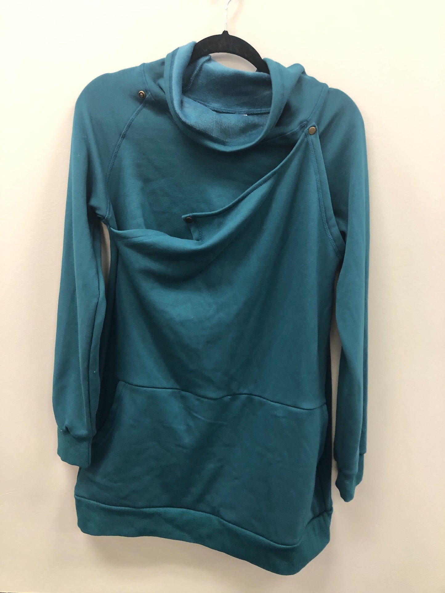 Outlet 5746 - Latched Mama Harbor Snap Nursing Pullover - Peacock - Large