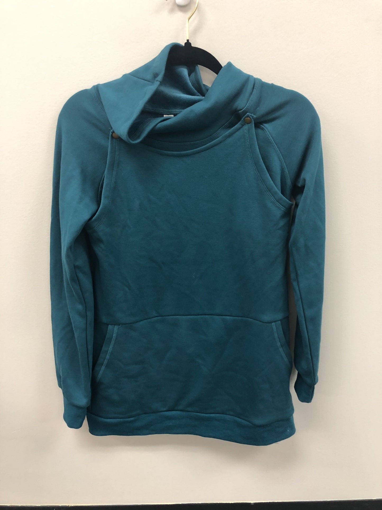 Outlet 5743 - Latched Mama Harbor Snap Nursing Pullover - Peacock - Small