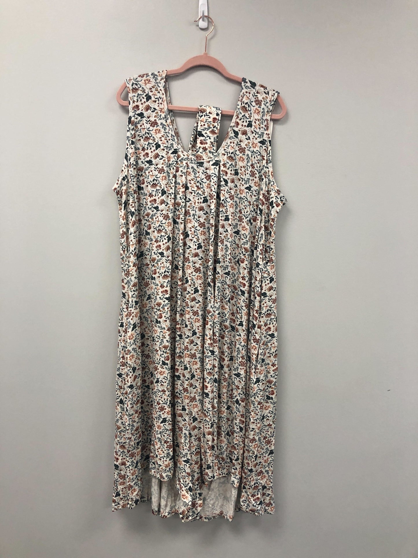Outlet 5874 - Latched Mama Printed Nursing Romper - Wonderland Floral - Plus