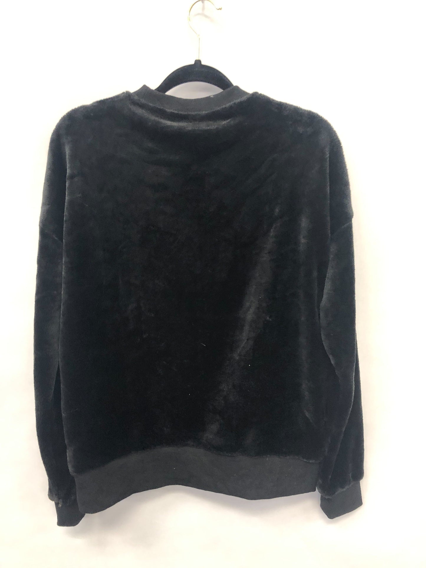 Outlet 6070 - Latched Mama Fleece Snap Nursing Pullover - Black - Extra Small