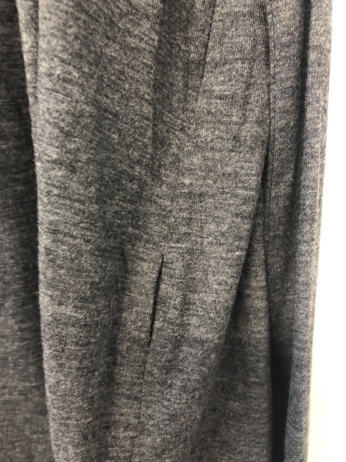 Outlet 6117 - Latched Mama Short V-Neck Nursing Jumpsuit - Dark Charcoal - Large
