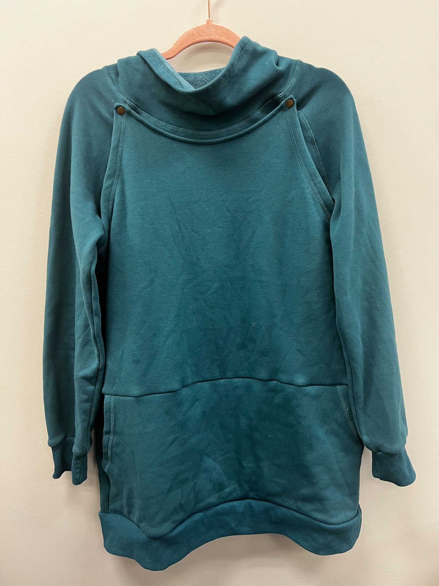 Outlet 5630 - Latched Mama Harbor Snap Nursing Pullover - Peacock - Extra Large