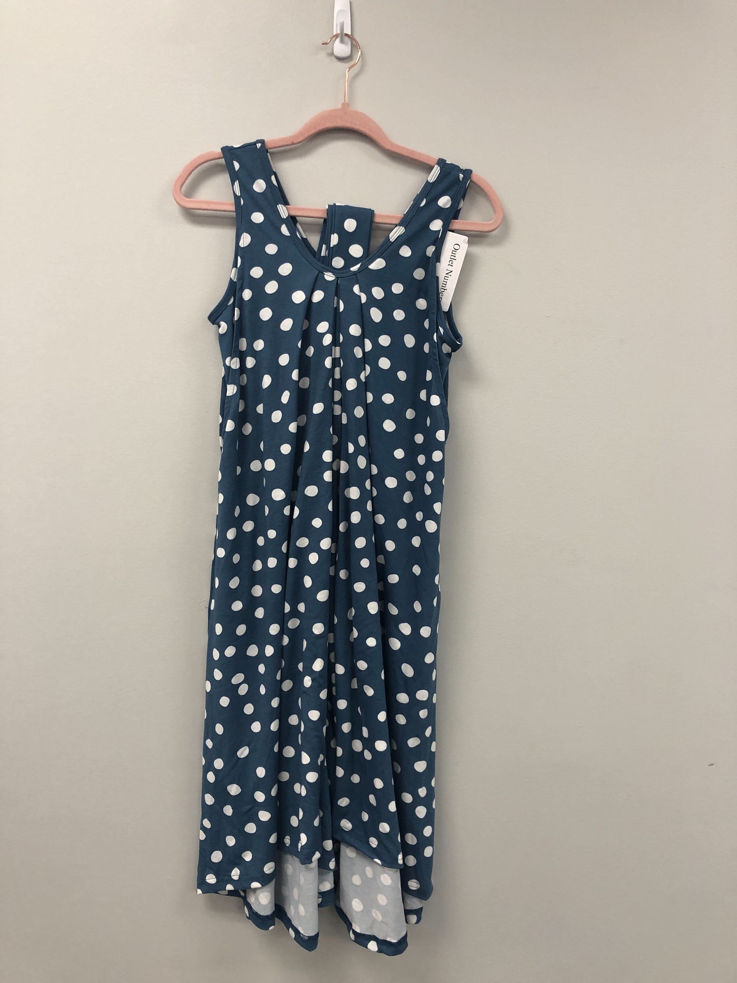 Outlet 5867 - Latched Mama Printed Nursing Romper - Ocean Dots - Standard