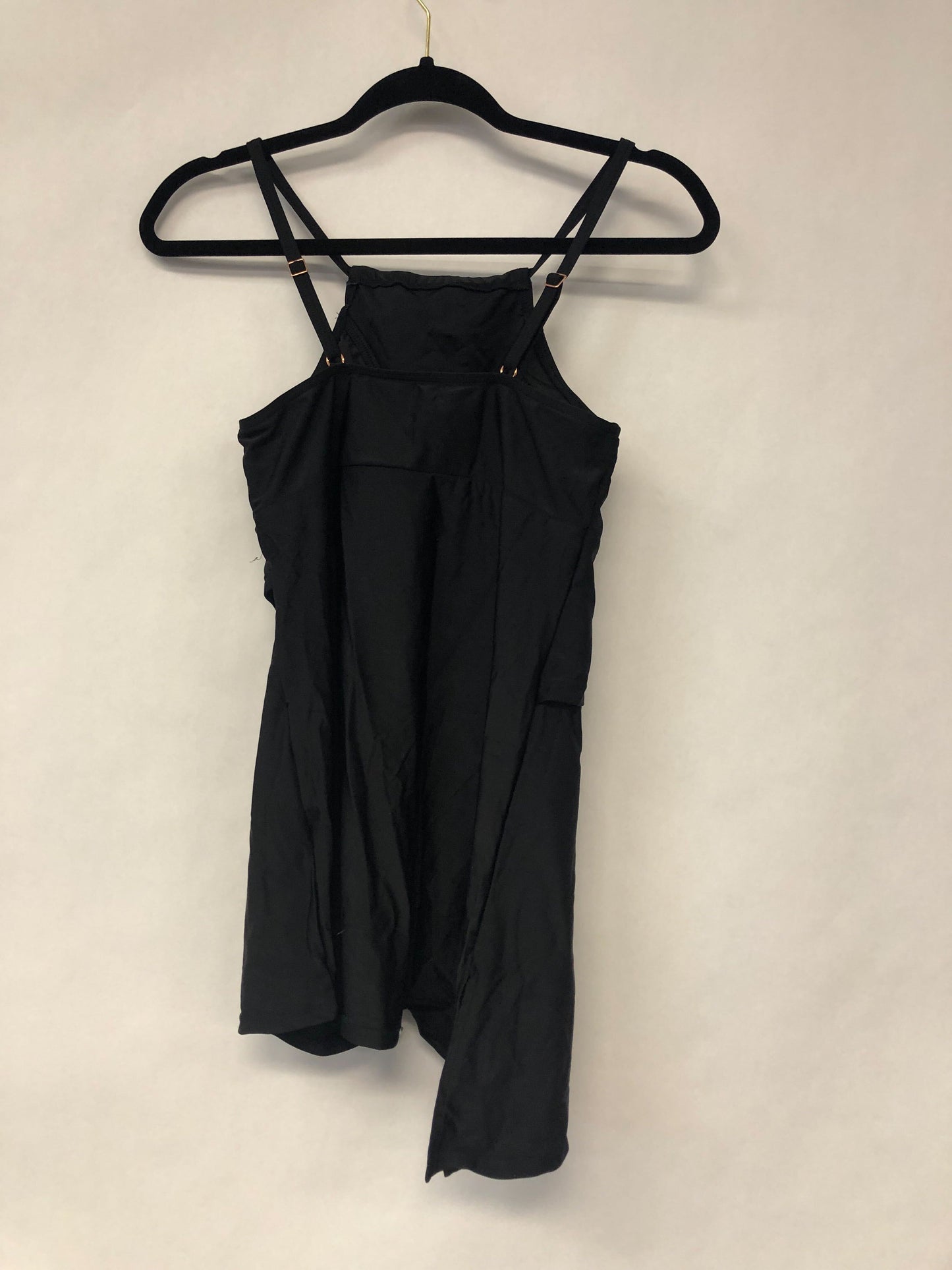 Outlet 6281 - Latched Mama Asymmetrical Nursing Swim Tank - Black - Extra Small