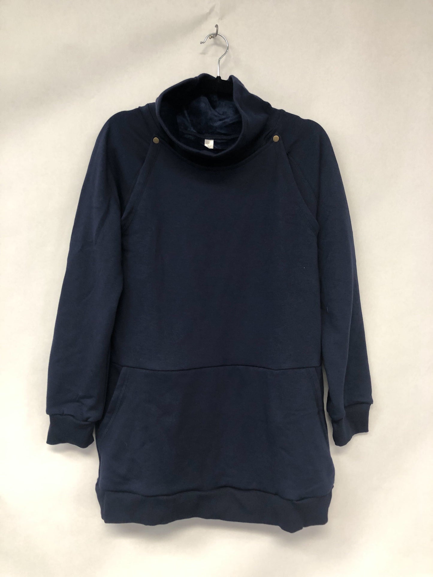 Outlet 6099 - Latched Mama Harbor Snap Nursing Pullover - Navy - Large