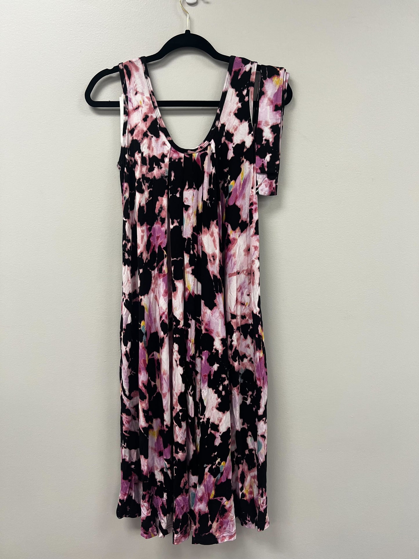 Outlet 5717 - Latched Mama Printed Nursing Romper - Vibrant Tie Dye - Petite