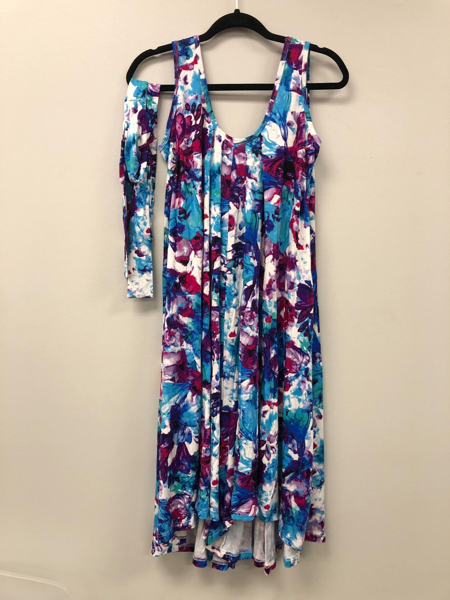 Outlet 5809 - Latched Mama Nursing Romper - Vivid Watercolor - Petite