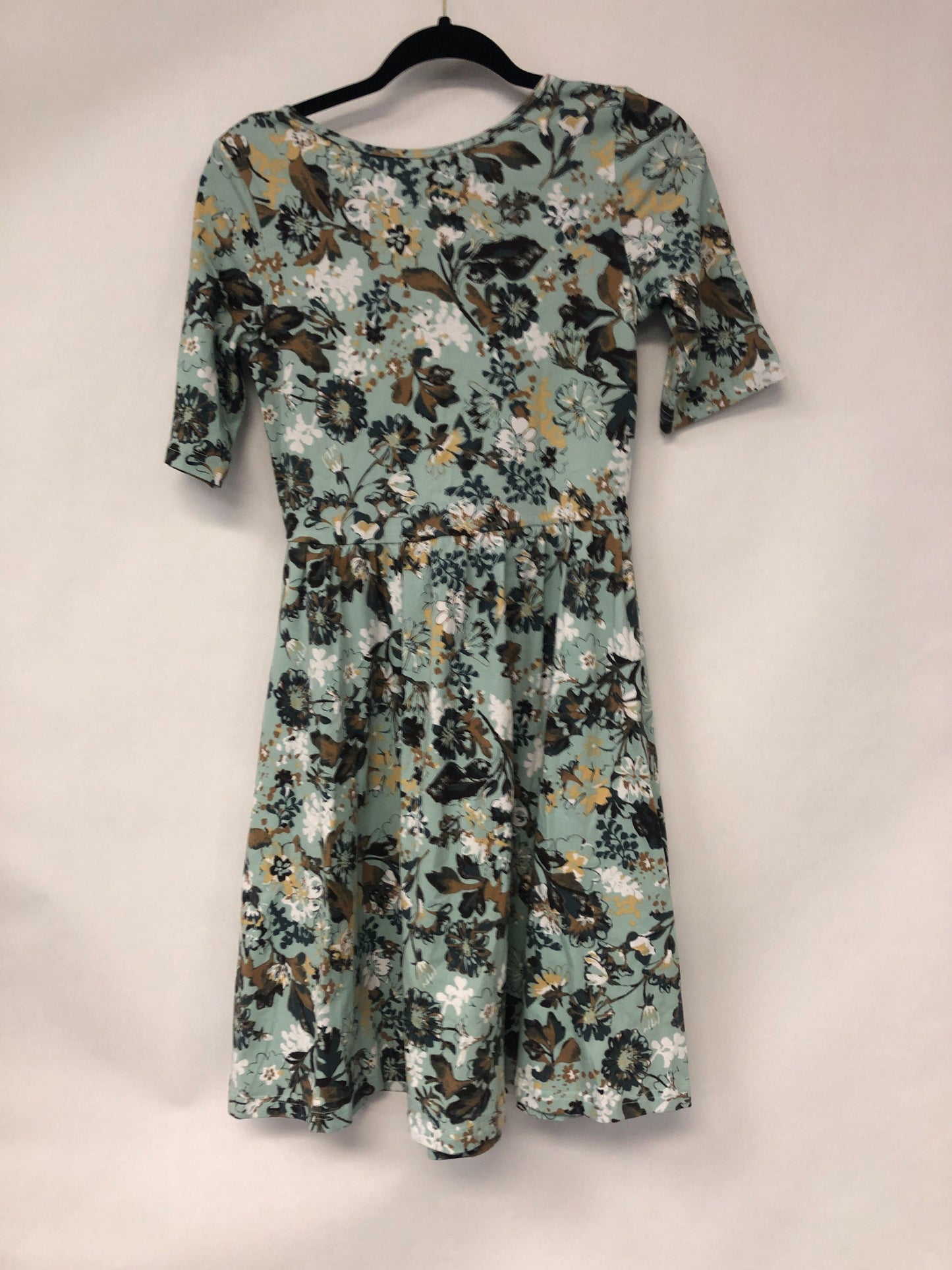 Outlet 6104 - Latched Mama Simple Cotton Nursing Dress - Freshwater - Extra Small