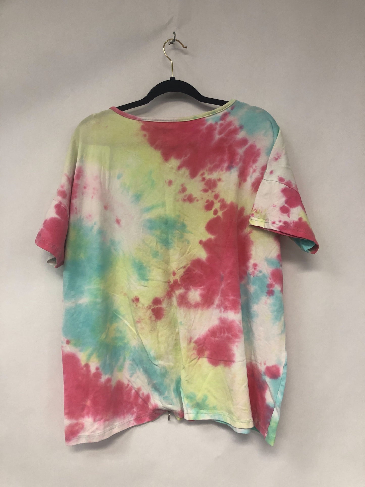 Outlet 6222 - Latched Mama Tie Dye Cotton Lounge Shirt - Sunrise - Large