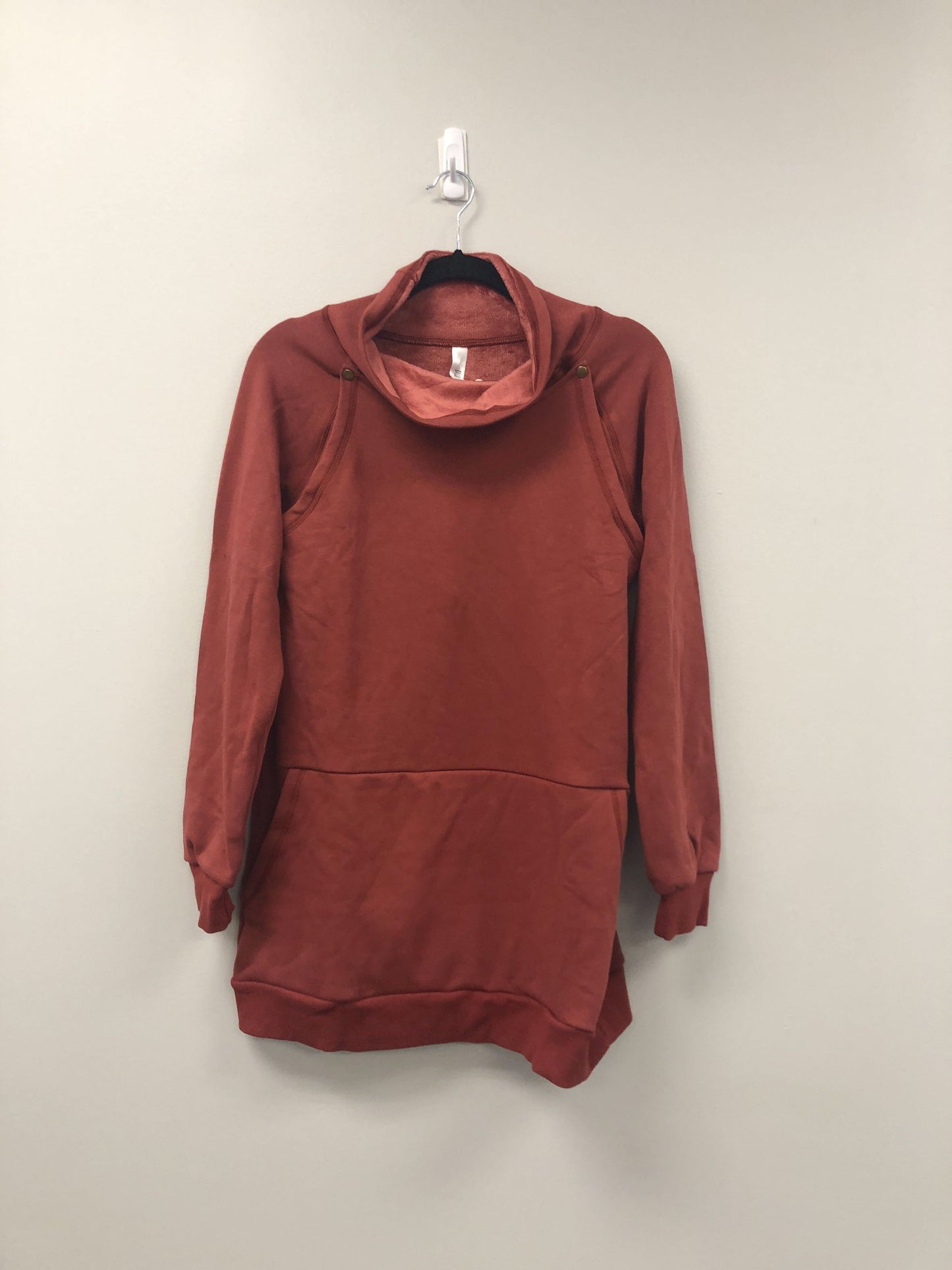 Outlet 5894 - Latched Mama Harbor Snap Nursing Pullover - Rust - Large