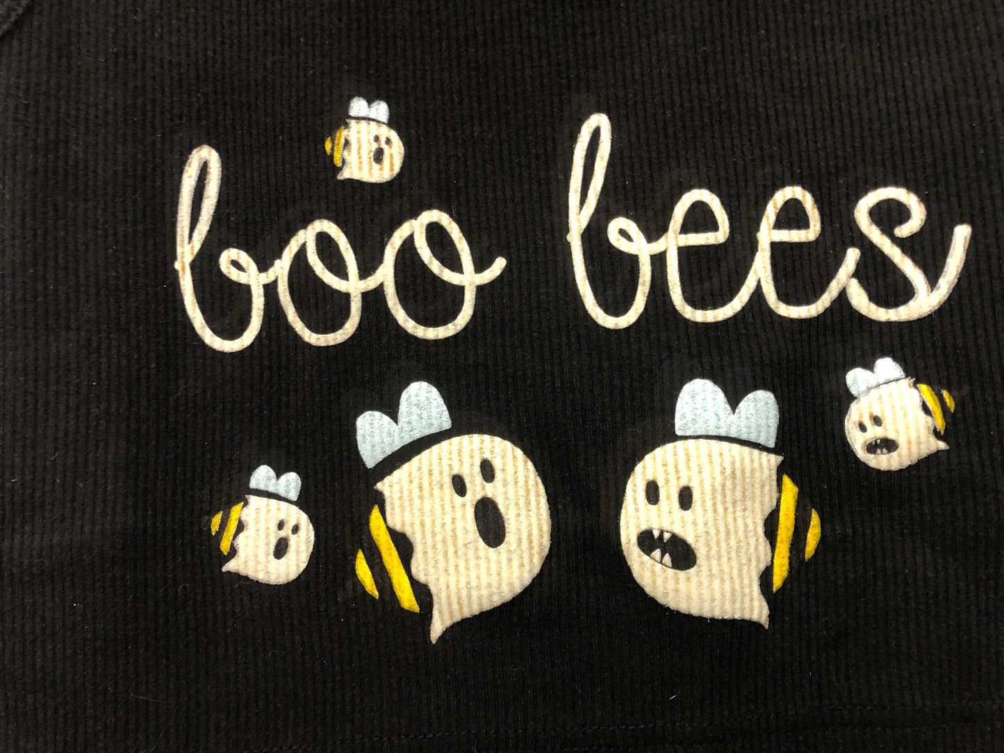 Outlet 5954 - Latched Mama Ribbed Nursing Tank - Glow Boo-Bees - Extra Extra Small