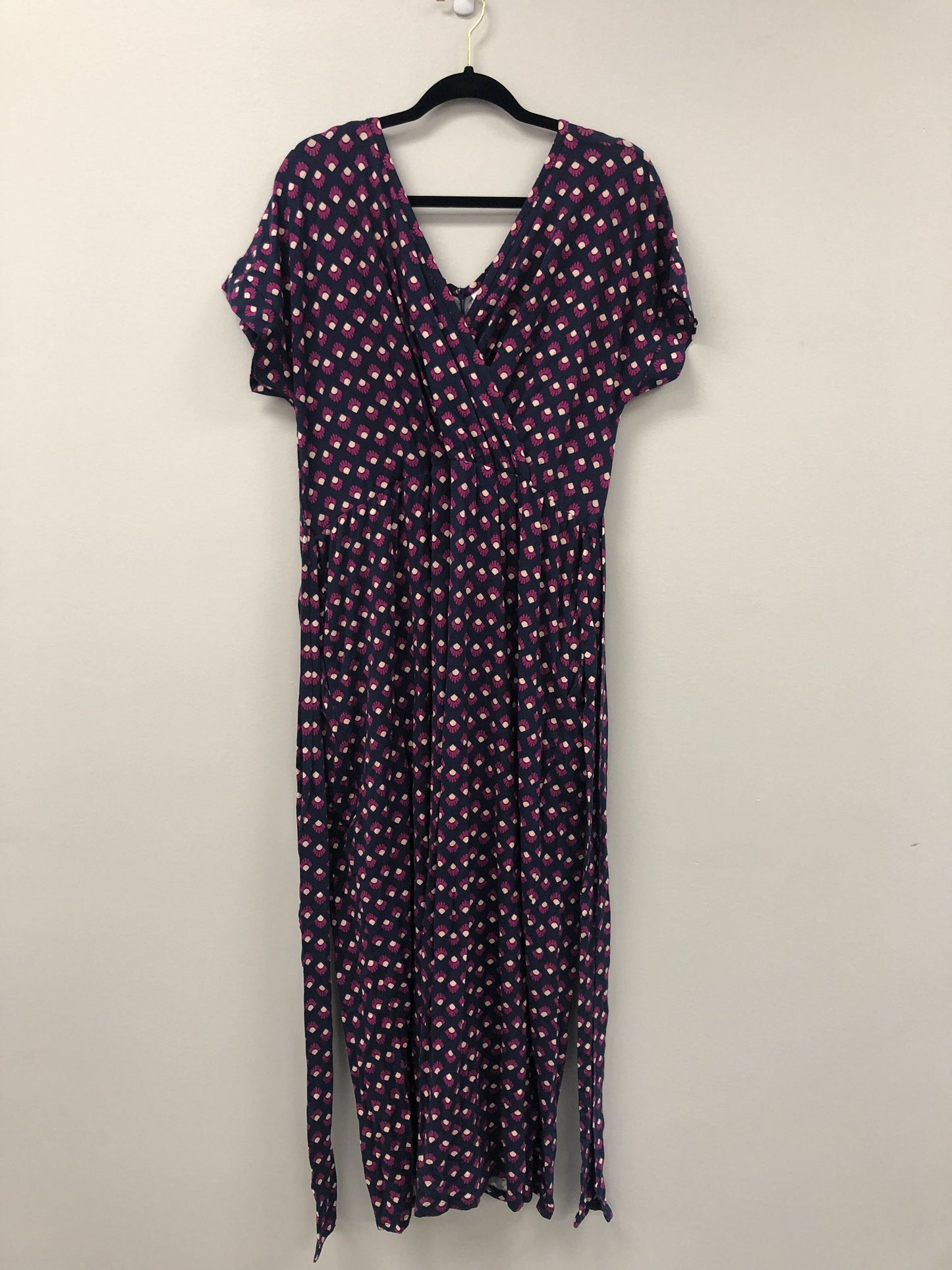 Outlet 5842 - Latched Mama V-Neck Nursing Jumpsuit - Treasure Cove - 1X