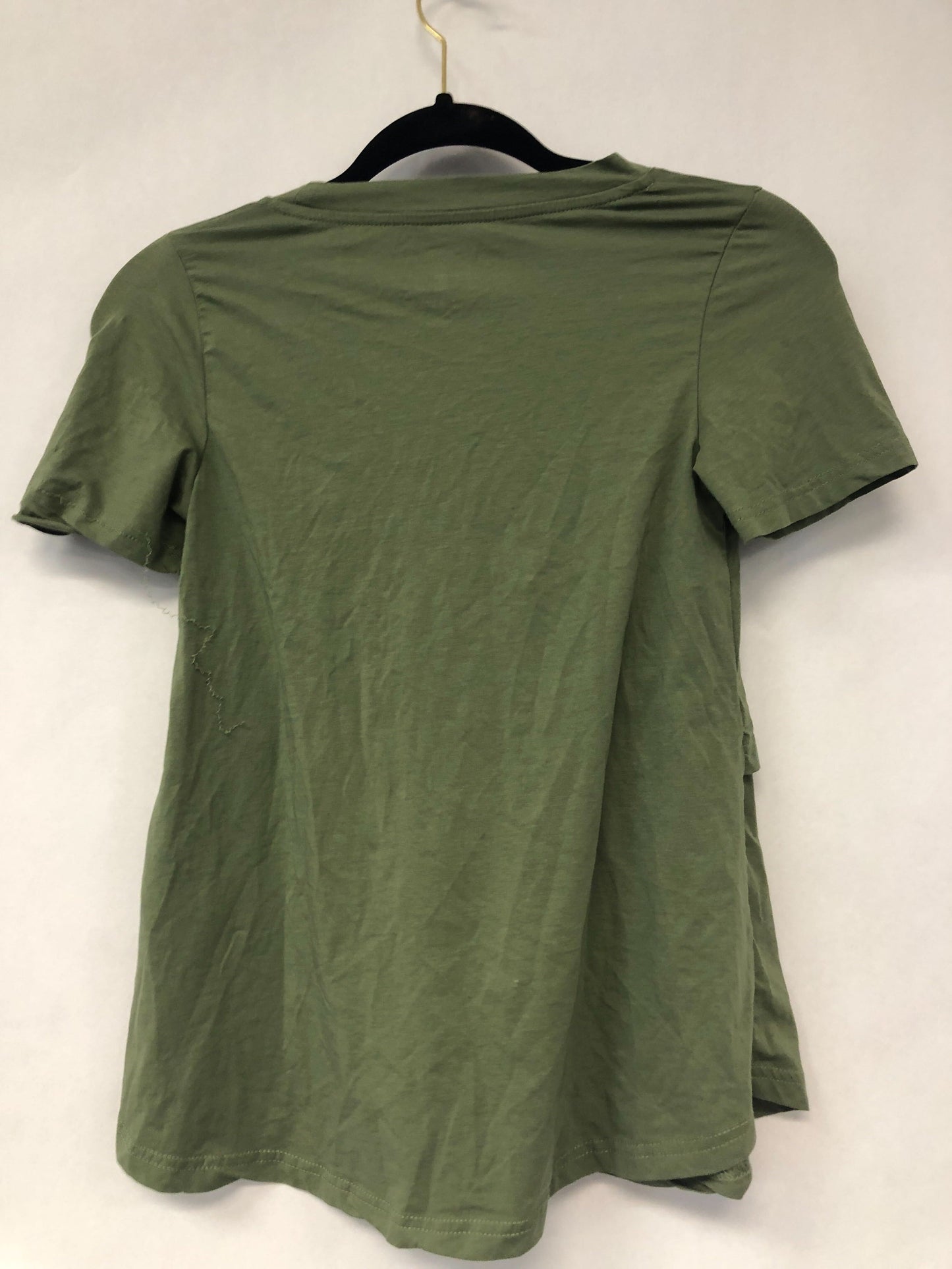 Outlet 6269 - Latched Mama Cotton Swing Nursing Tee - Olive - Extra Small