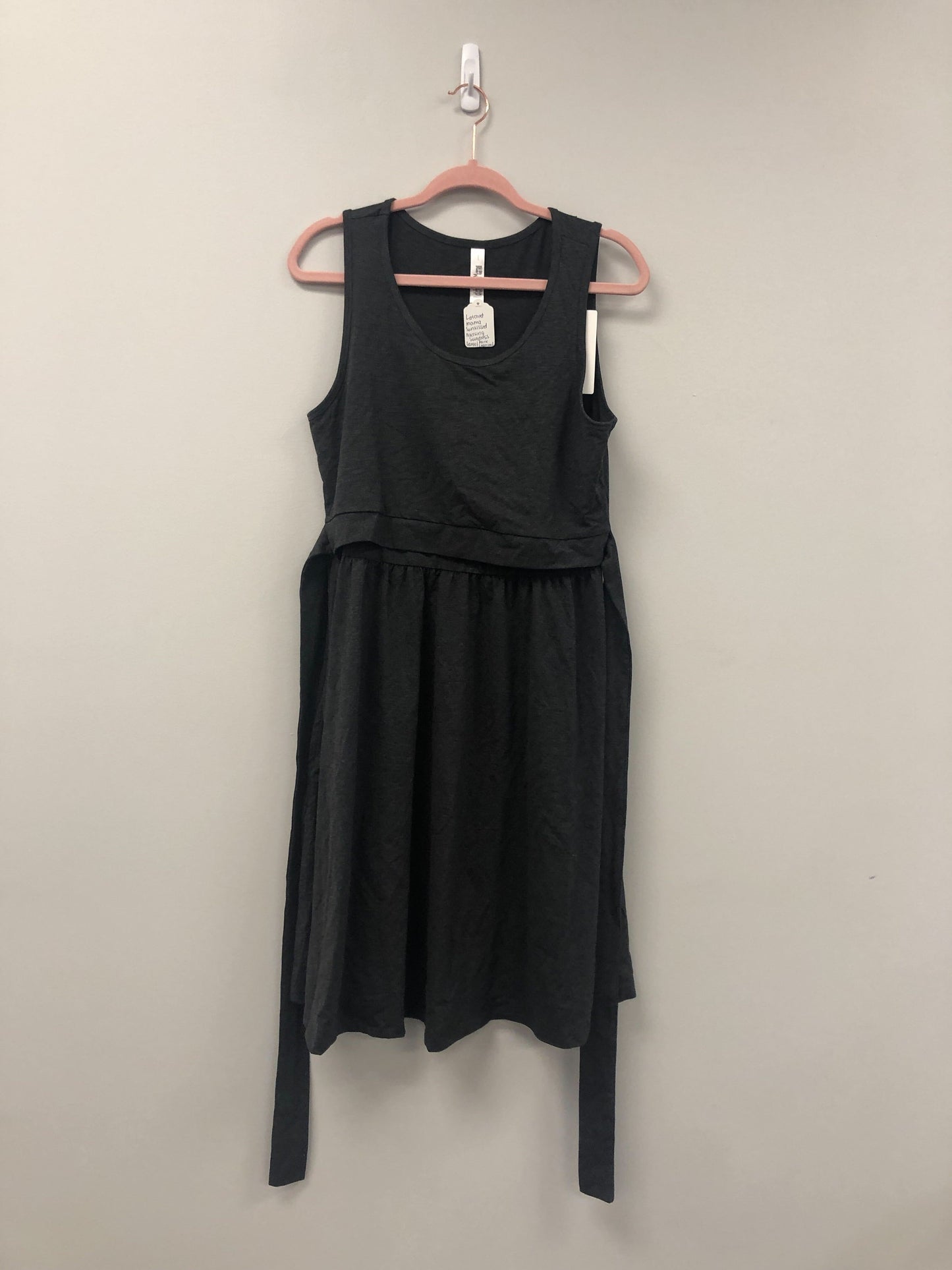 Outlet 5671 - Latched Mama Sunkissed Nursing Sundress - Dark Charcoal - Large