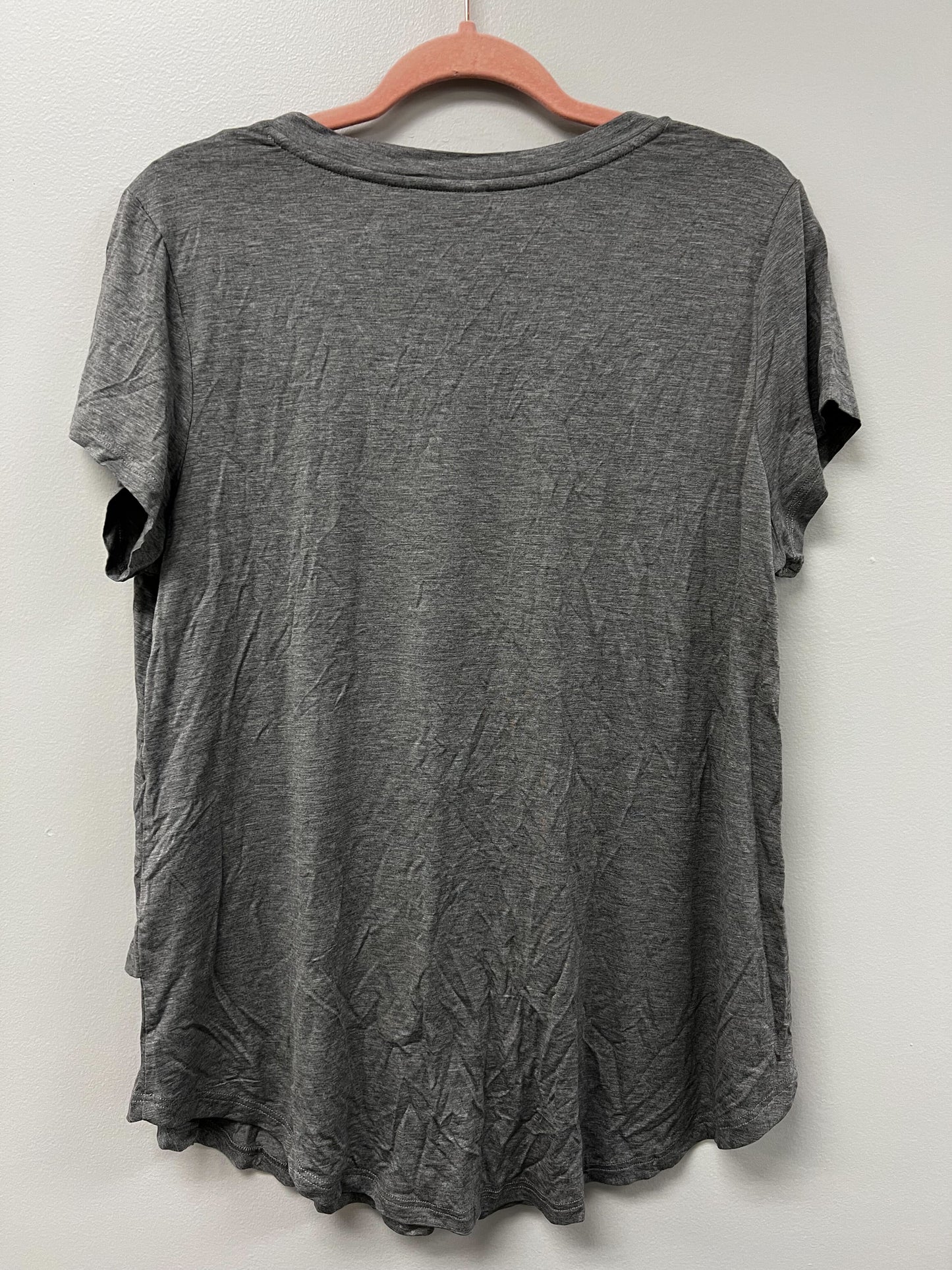Outlet 6012 - Latched Mama Lucky Mama Nursing Tee - Light Grey - Large