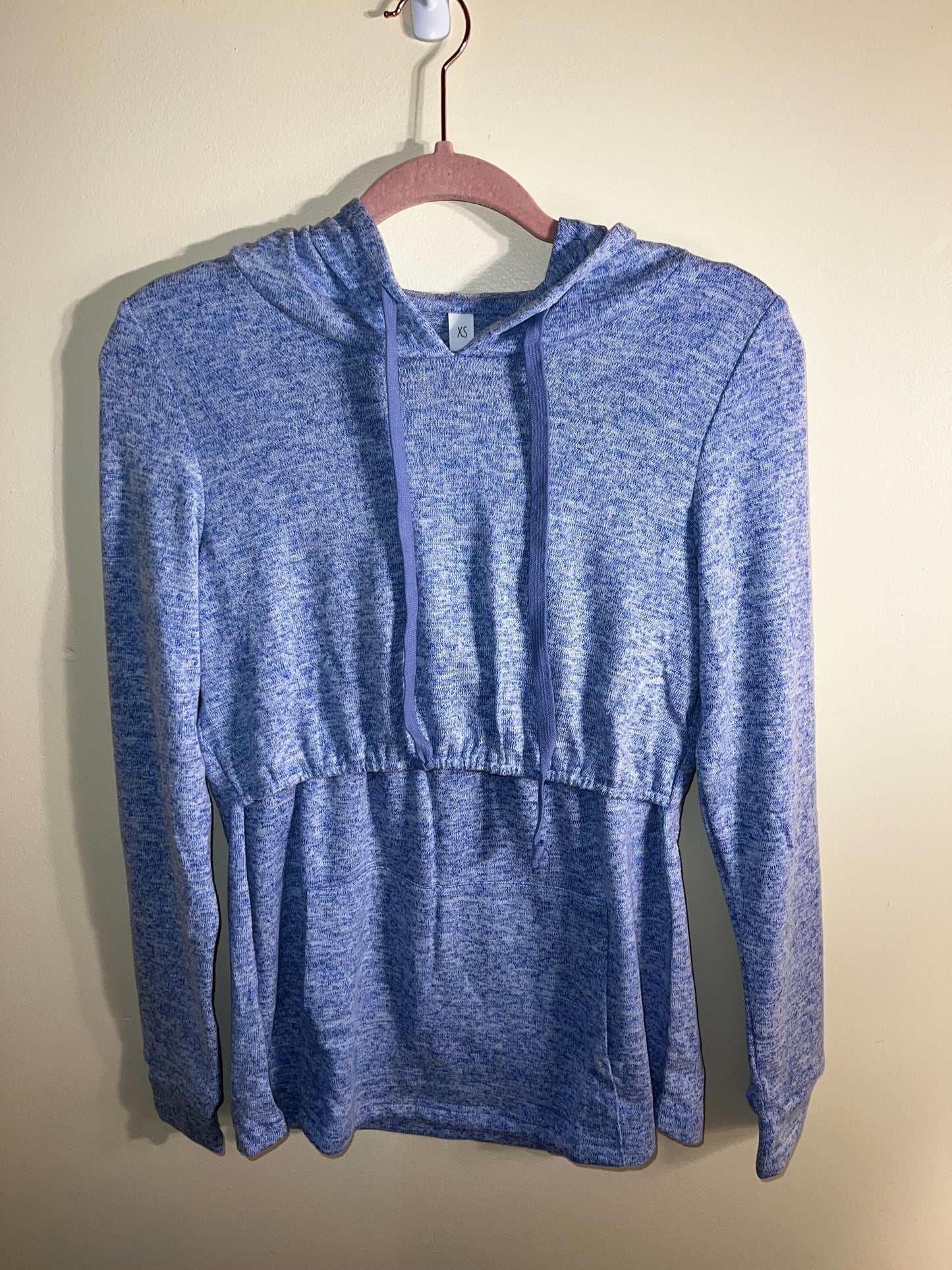 Outlet 5762 - Latched Mama Everyday Nursing Hoodie - Glacier - Extra Small