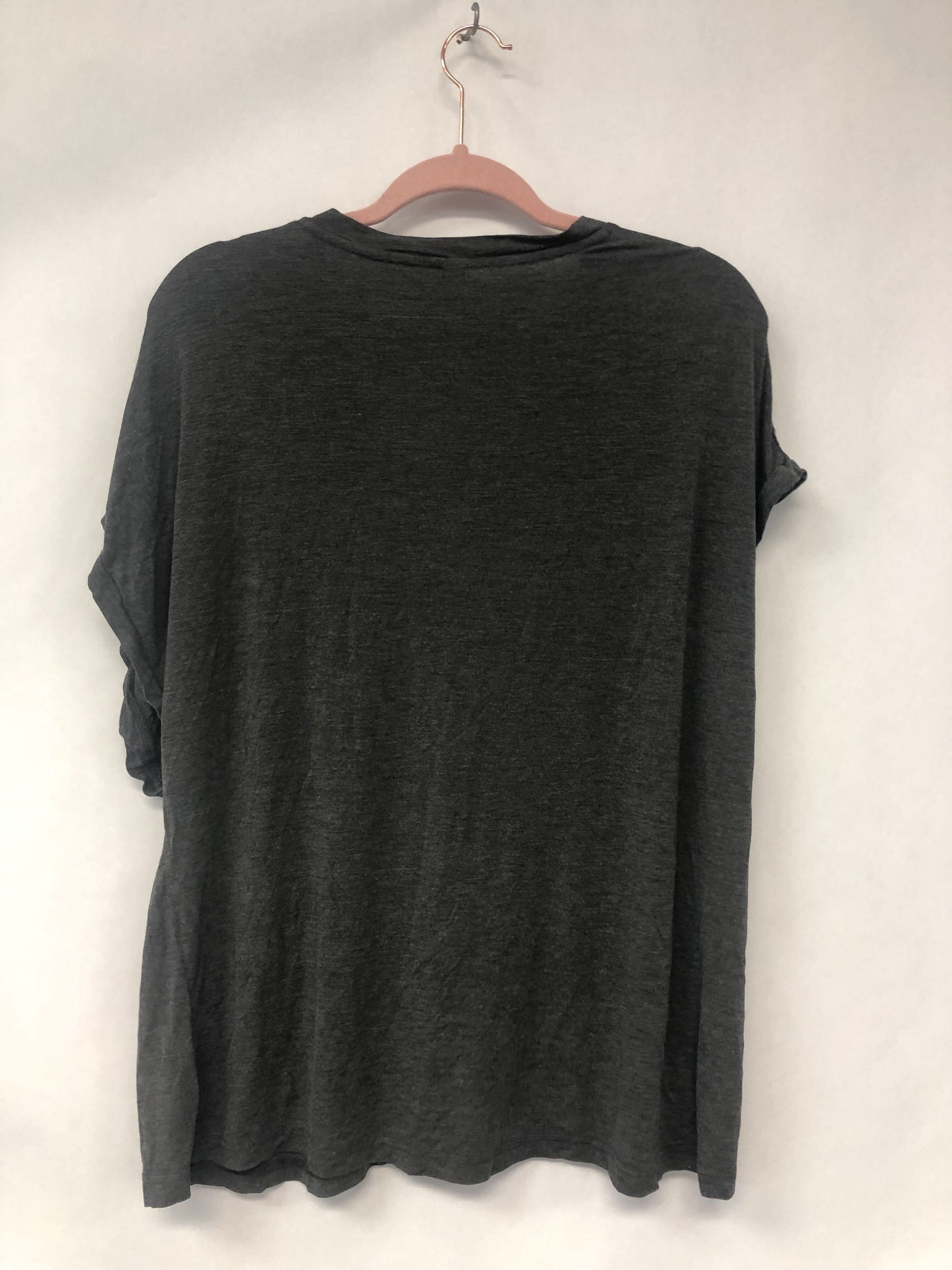 Outlet 6216 - Latched Mama V-Neck Daily Nursing Tee - Charcoal - Large