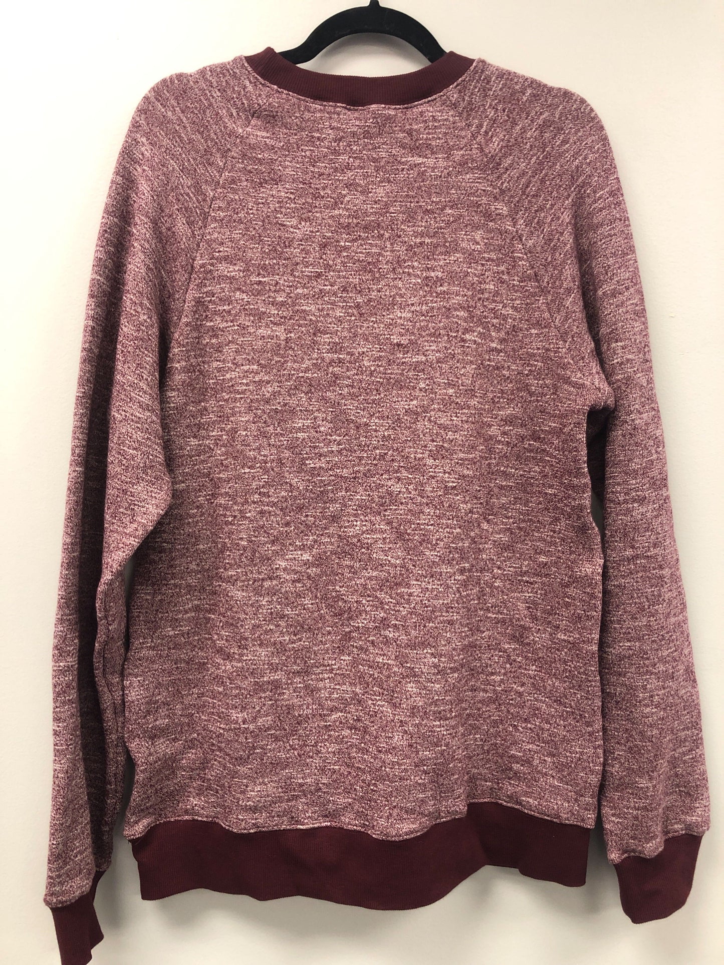 Outlet 5517 - Latched Mama Snuggle-Up Nursing Sweatshirt - Heathered Maroon - XS/S