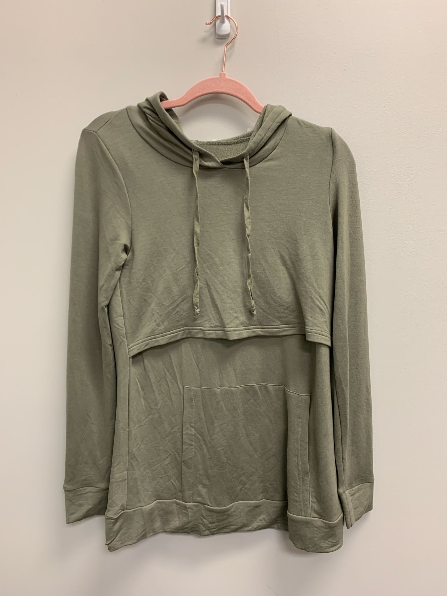 Outlet 5301 - Latched Mama Cloud Nursing Hoodie - Avocado - Extra Small