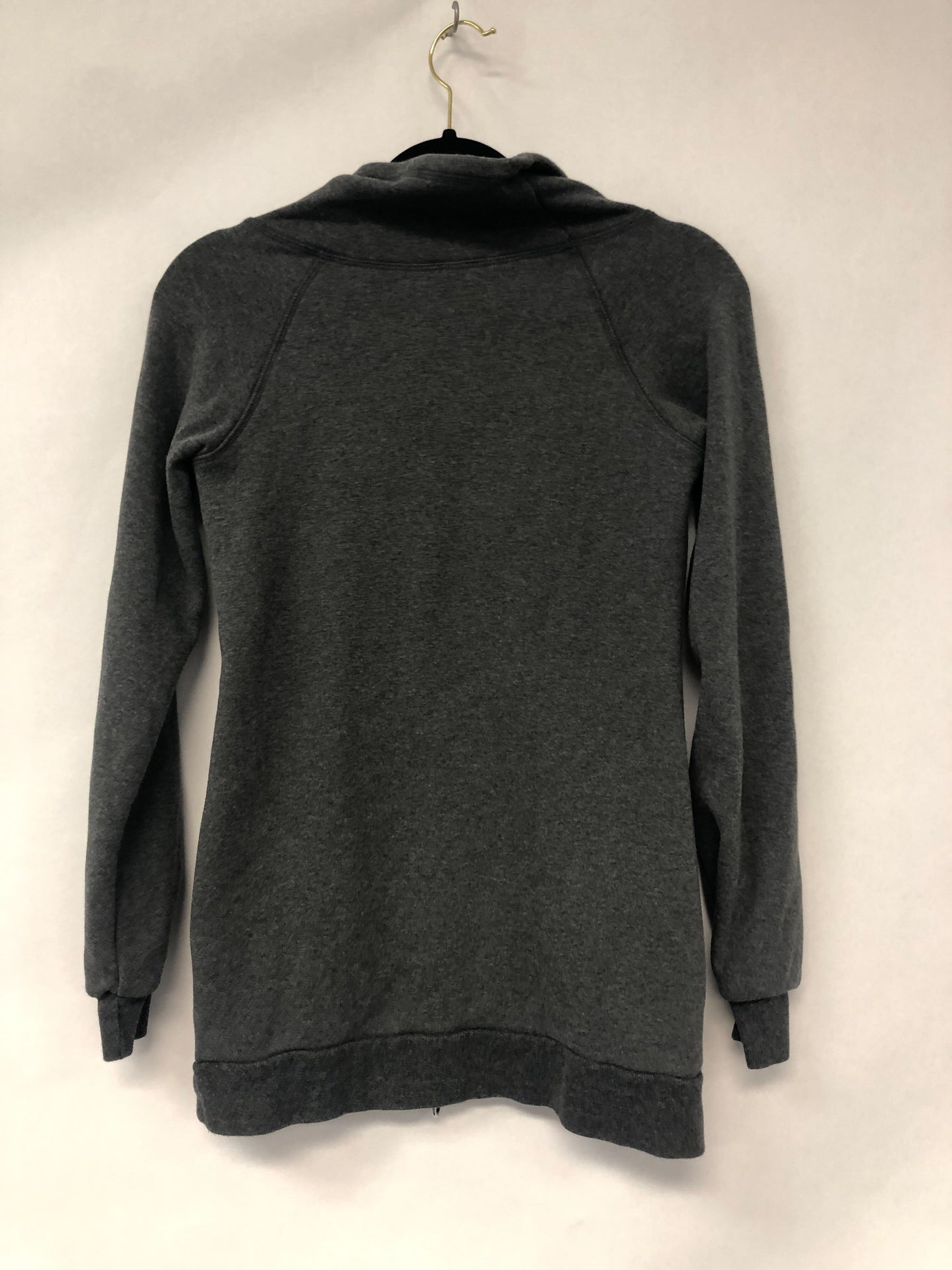 Outlet 6087 - Latched Mama Embroidered Harbor Snap Nursing Pullover - Charcoal - Extra Small