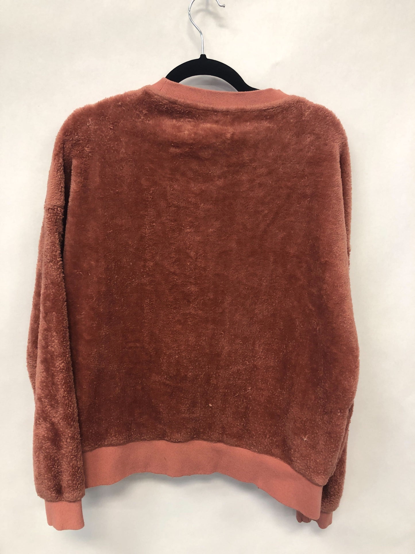 Outlet 6066 - Latched Mama Fleece Snap Nursing Pullover - Dark Mauve - Small